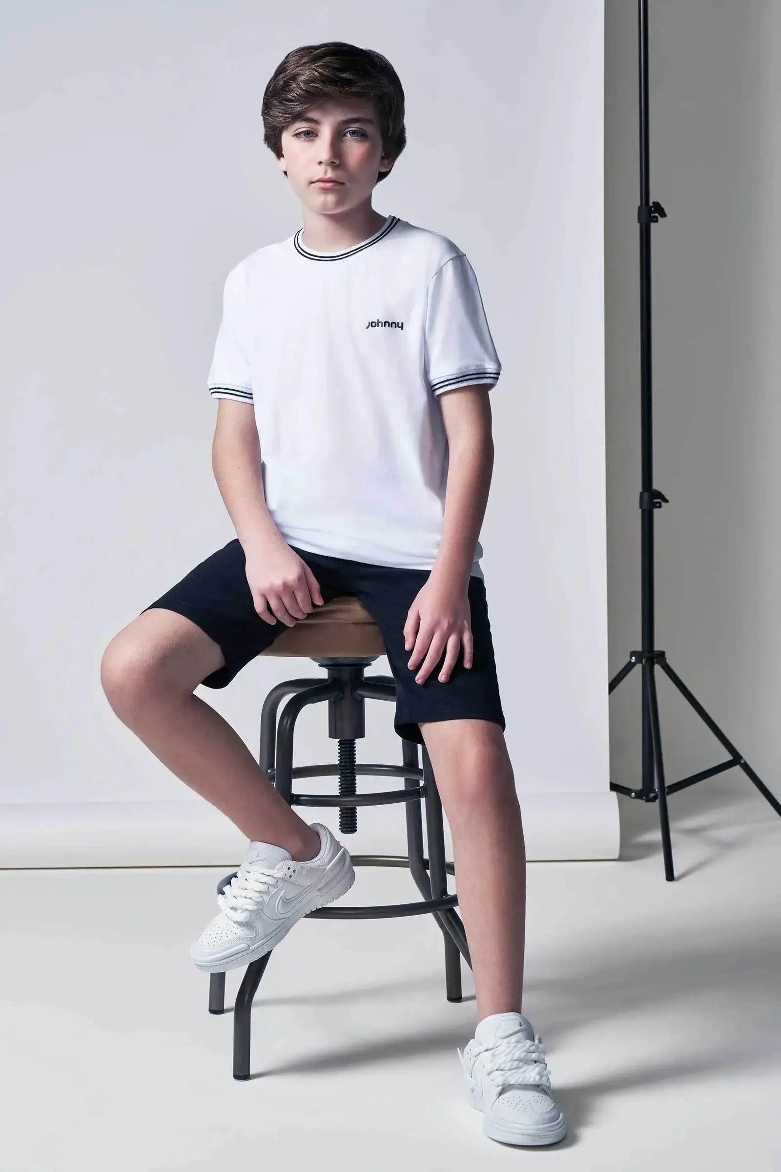 Camiseta em Meia Malha 96030 Johnny Fox Teen Menino