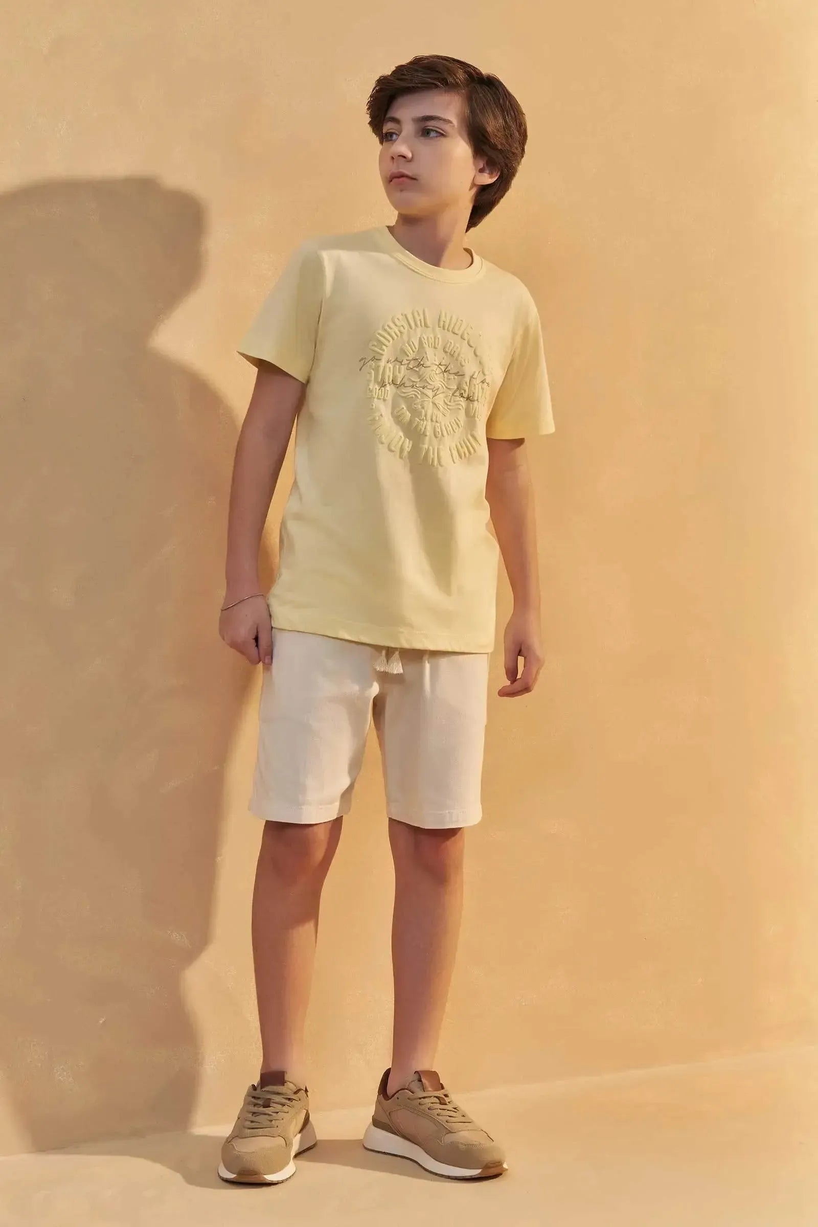 Camiseta em Meia Malha 96378 Johnny Fox Teen Menino