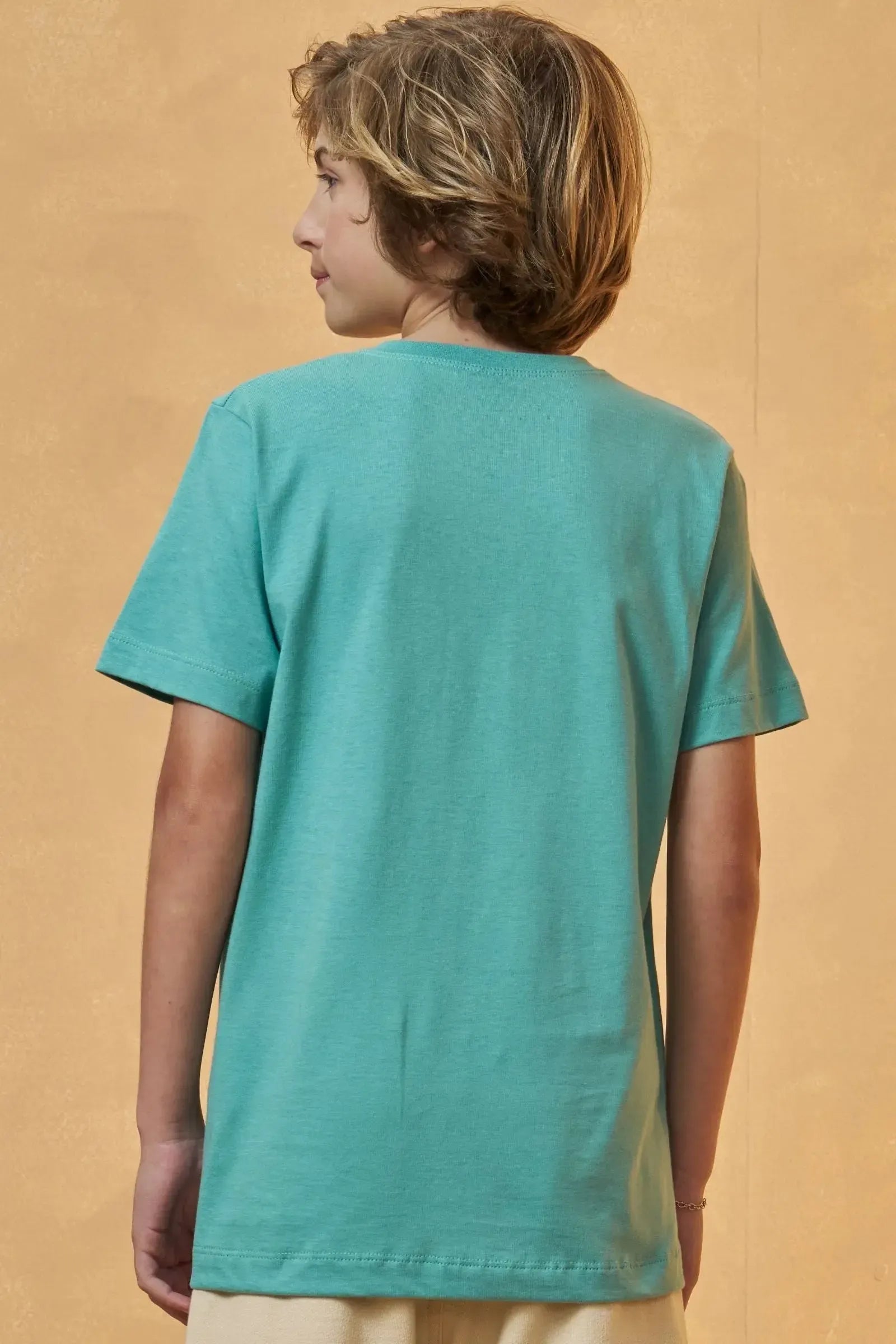 Camiseta em Meia Malha 96388 Johnny Fox Teen Menino
