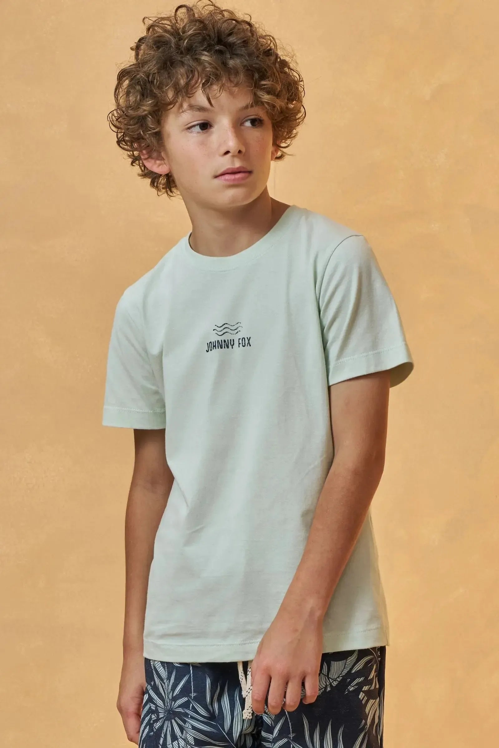 Camiseta em Meia Malha 96391 Johnny Fox Teen Menino