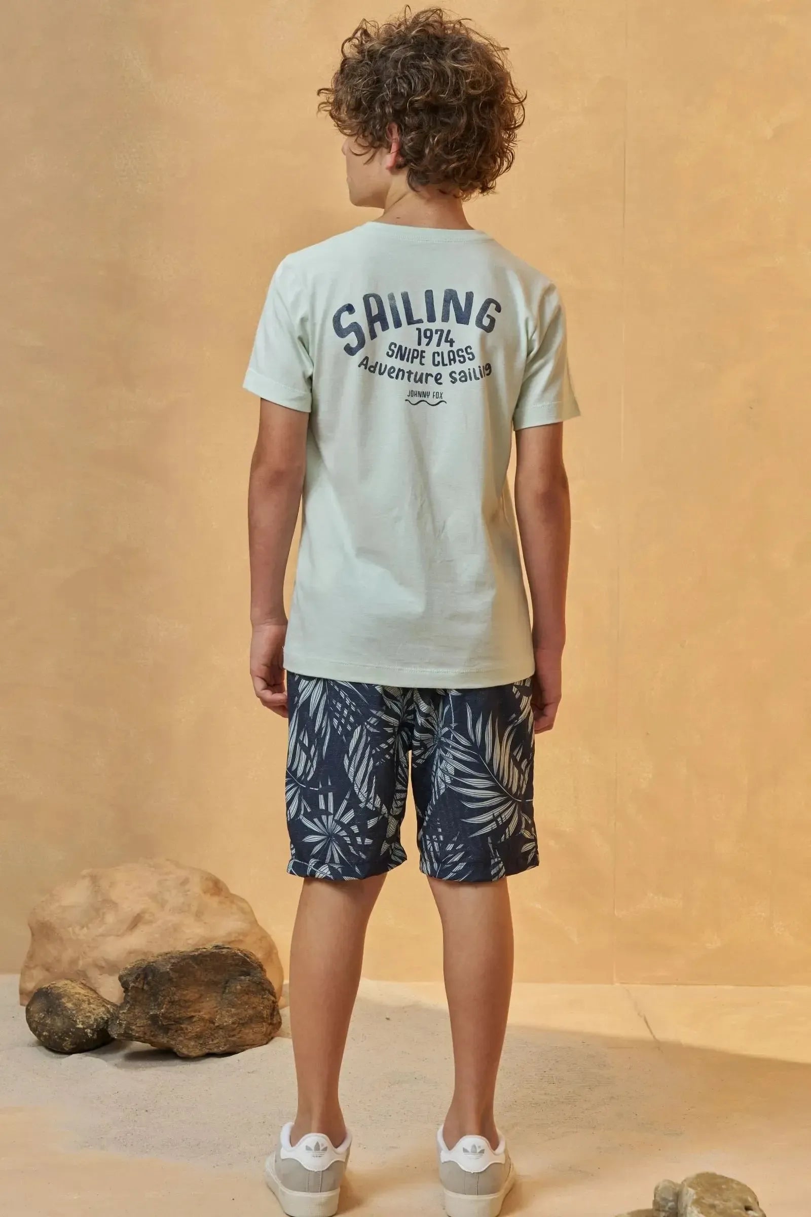 Camiseta em Meia Malha 96391 Johnny Fox Teen Menino
