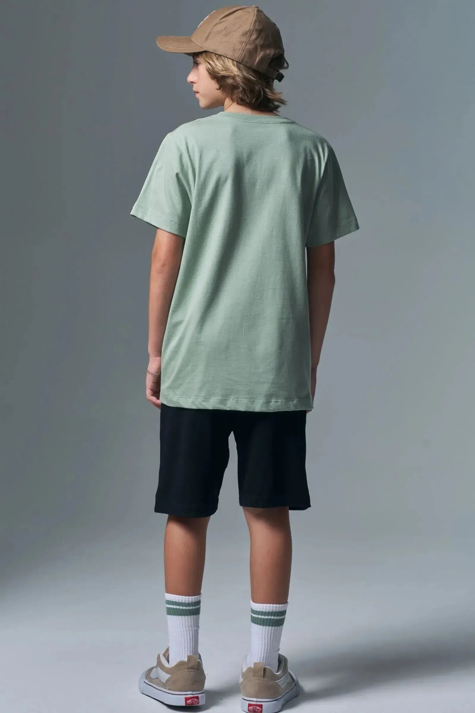 Camiseta em Meia Malha 96618 Johnny Fox Teen Menino