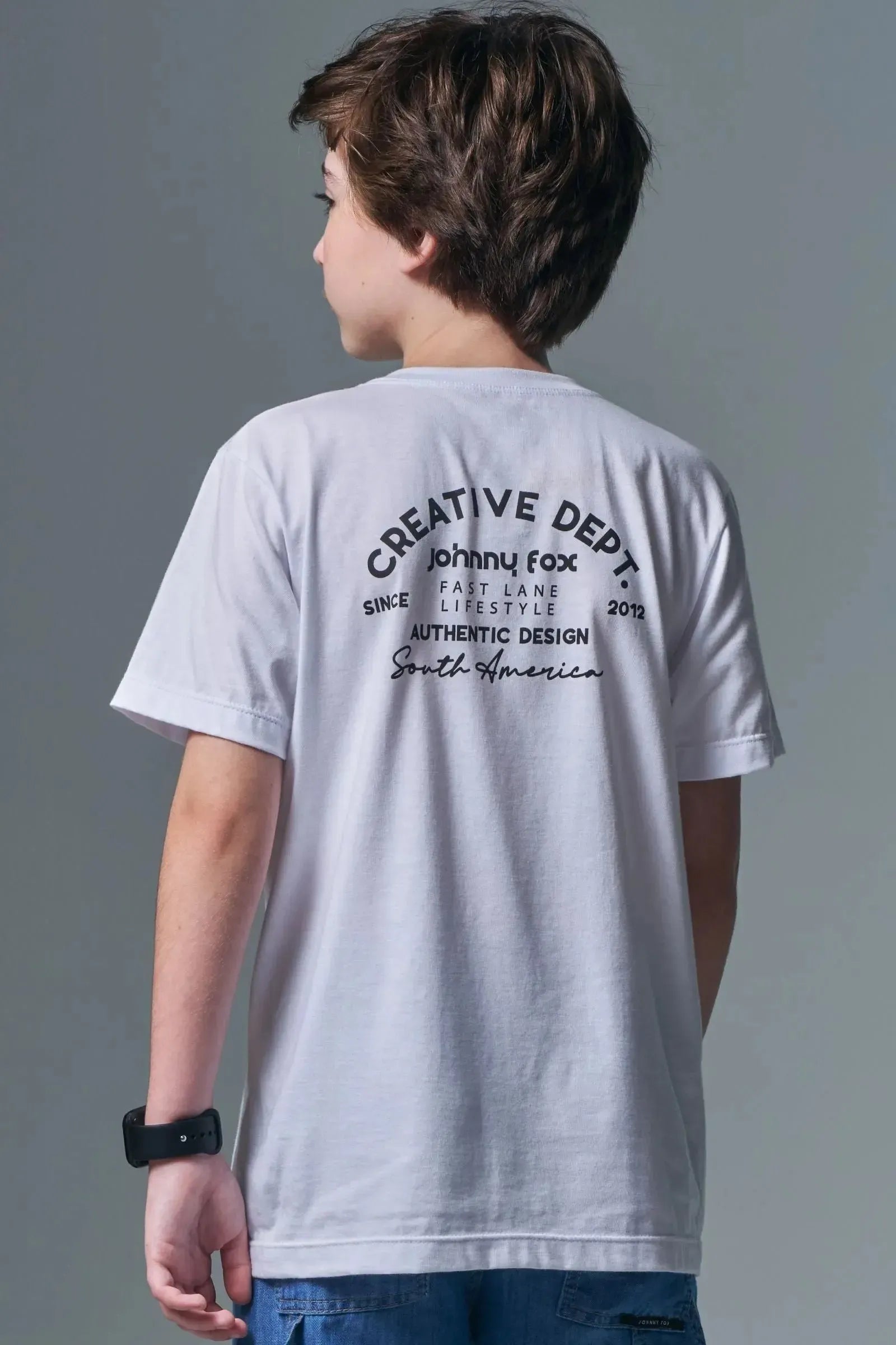 Camiseta em Meia Malha 96623 Johnny Fox Teen Menino