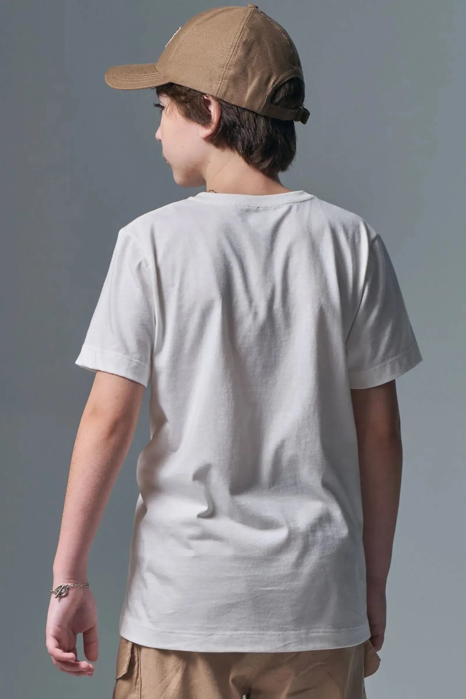 Camiseta em Meia Malha 96662 Johnny Fox Teen Menino