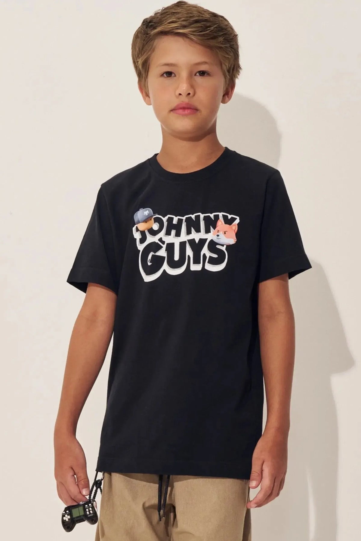 Camiseta em Meia Malha 97560 Johnny Fox Teen Menino