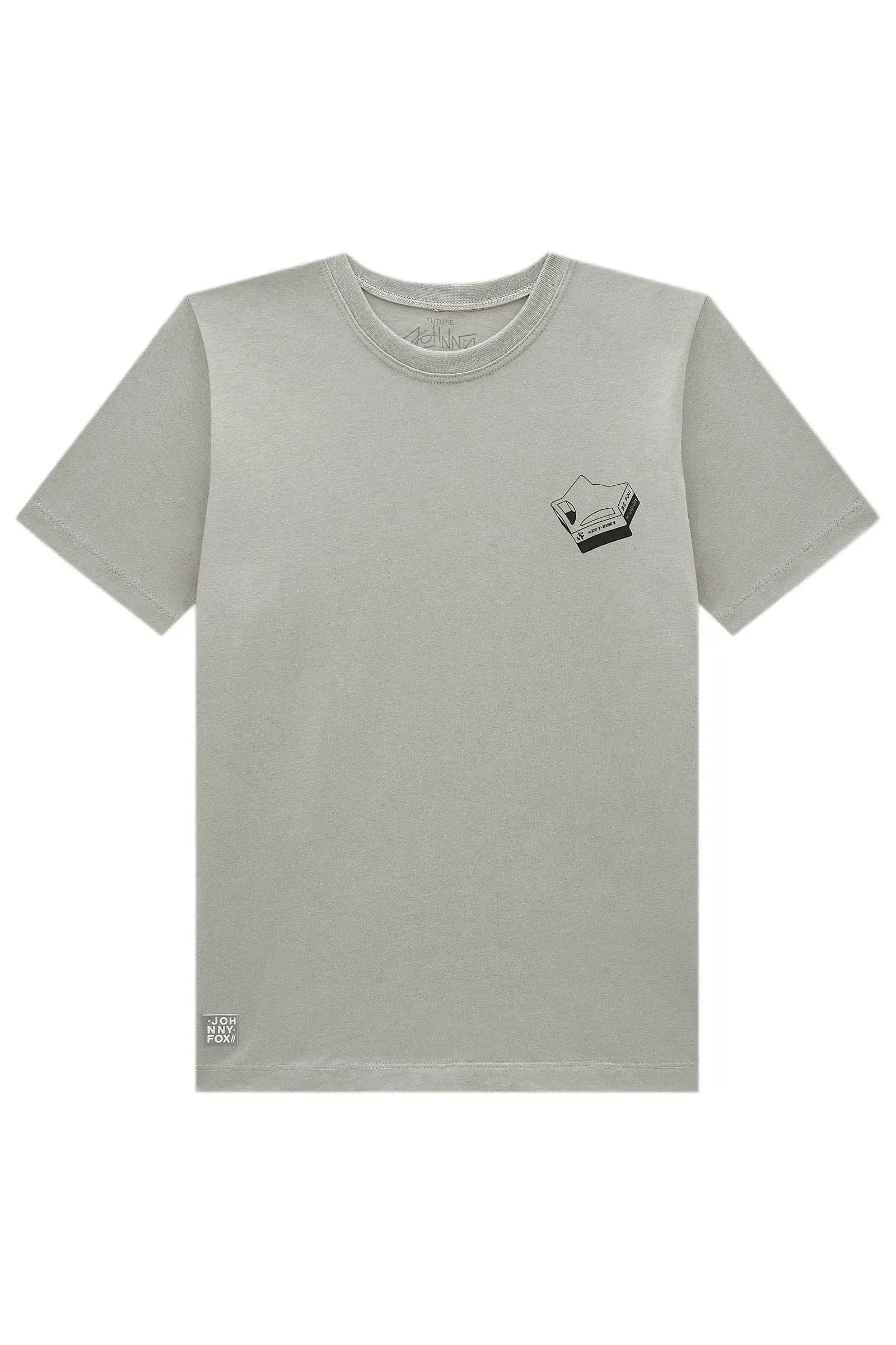 Camiseta em Meia Malha 97805 Johnny Fox Teen Menino