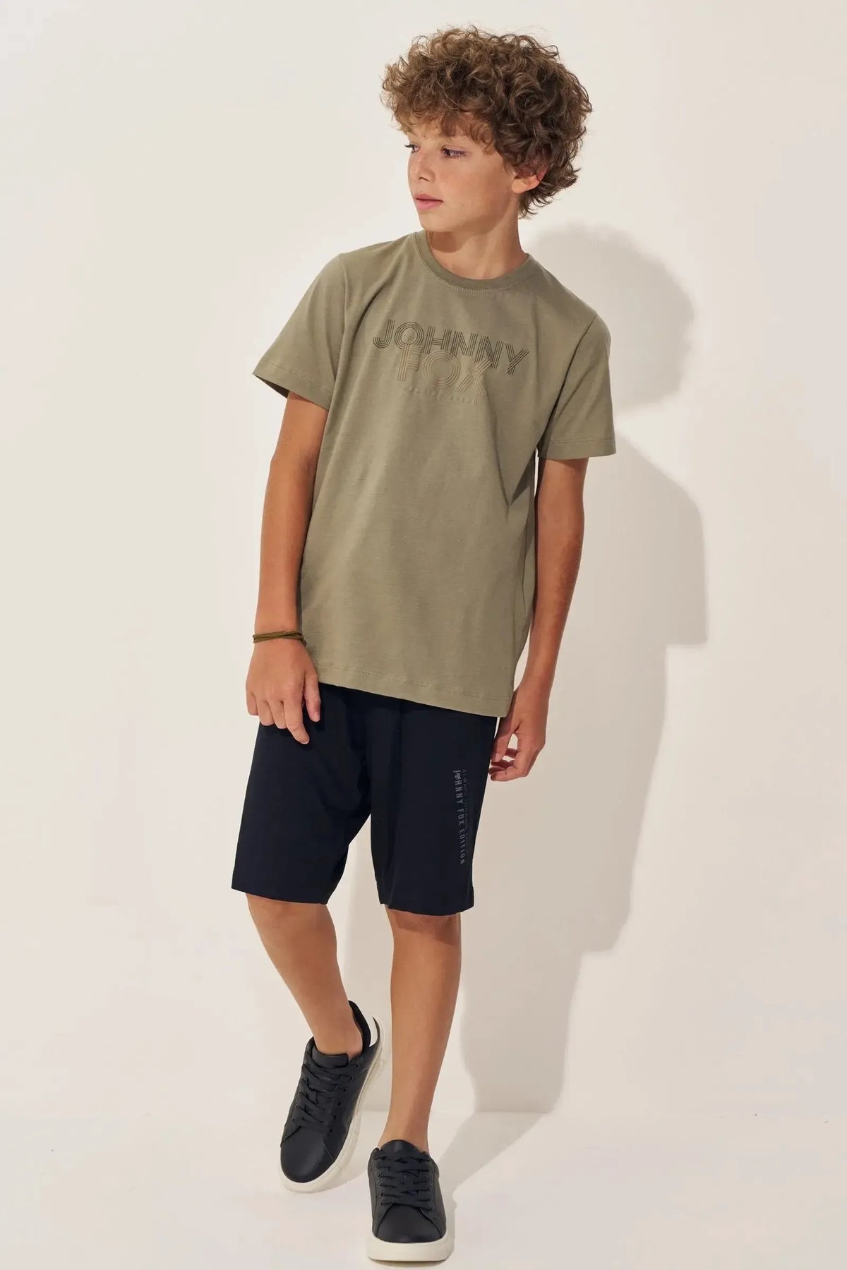 Camiseta em Meia Malha 97806 Johnny Fox Teen Menino