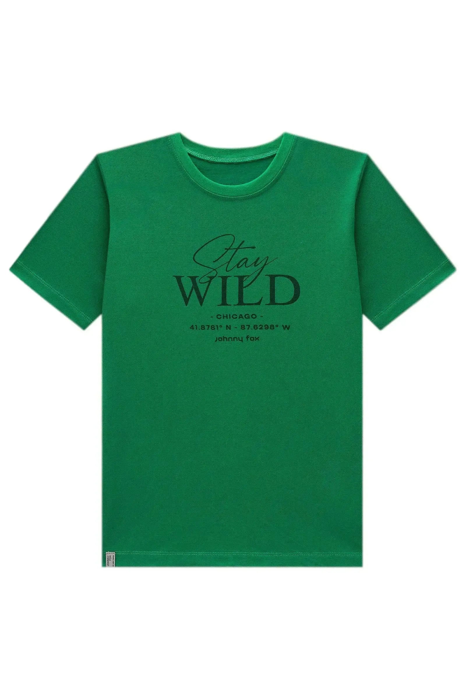 Camiseta em Meia Malha 97808 Johnny Fox Teen Menino