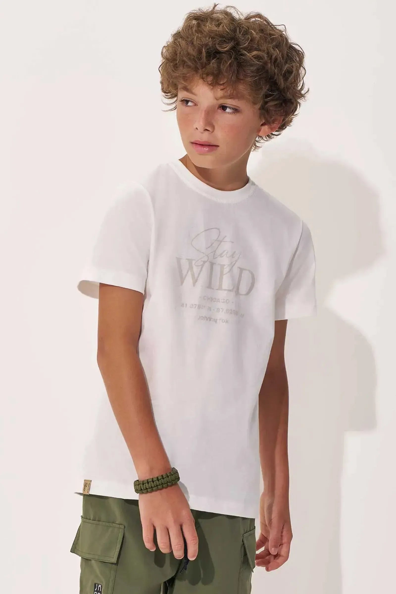 Camiseta em Meia Malha 97808 Johnny Fox Teen Menino