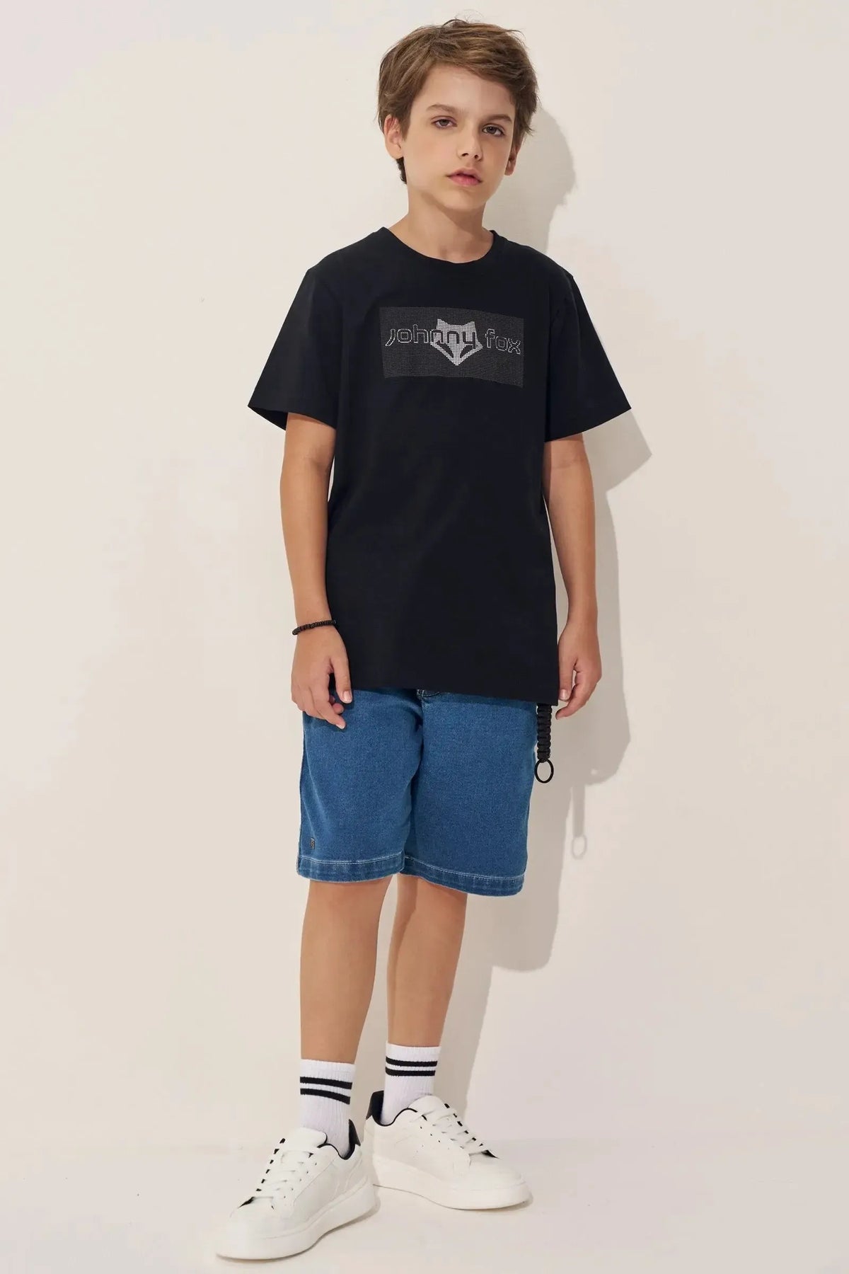 Camiseta em Meia Malha 97809 Johnny Fox Teen Menino