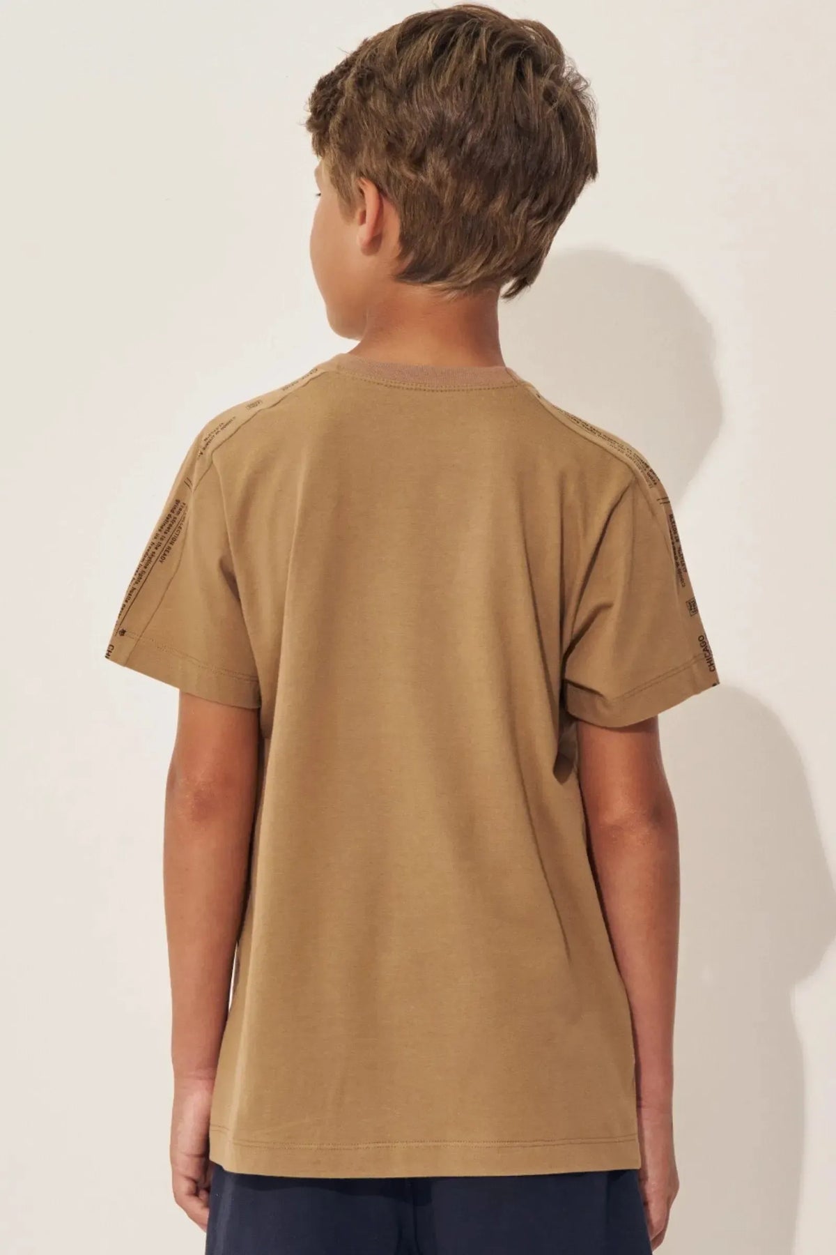 Camiseta em Meia Malha 97810 Johnny Fox Teen Menino