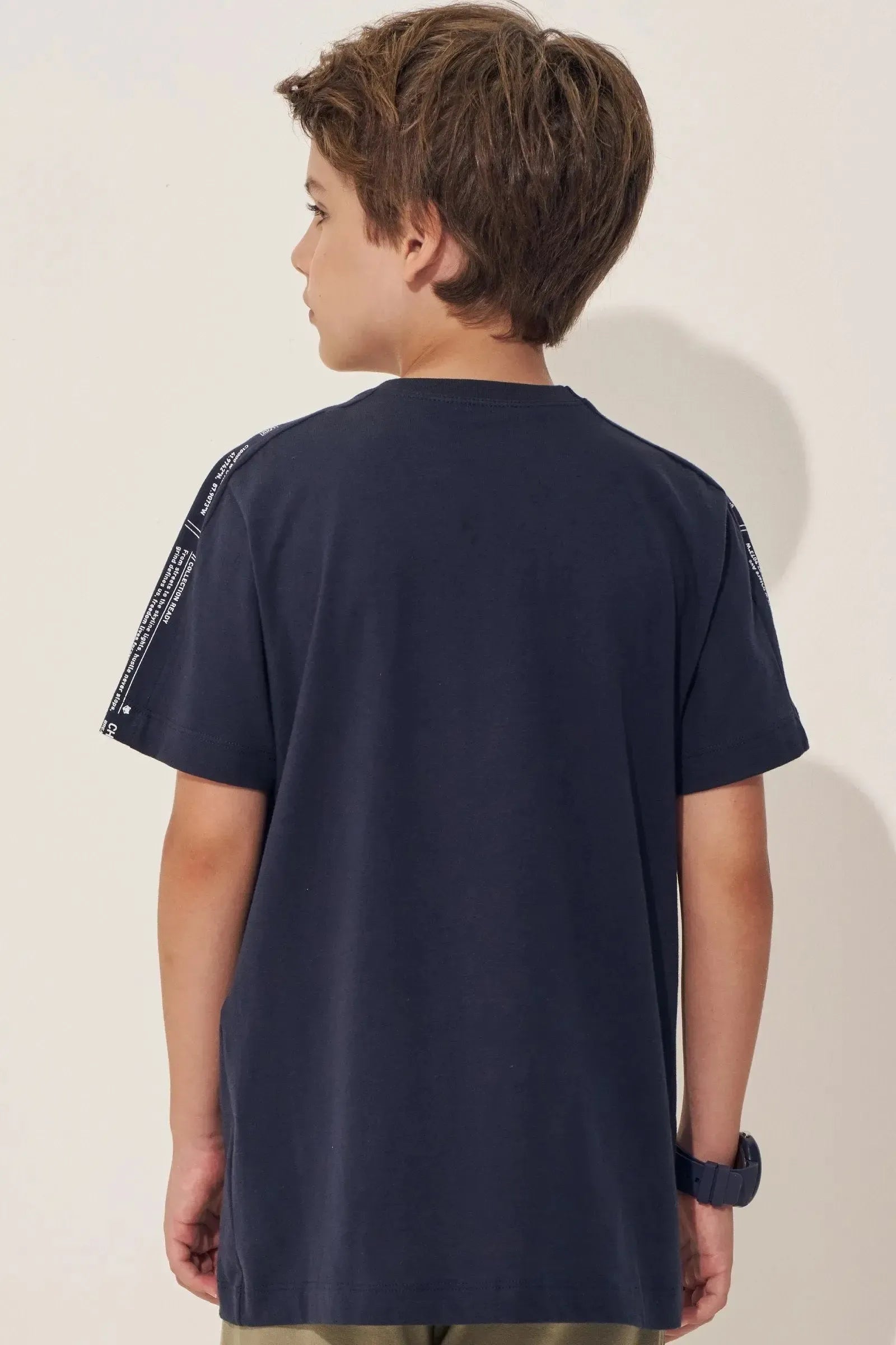 Camiseta em Meia Malha 97810 Johnny Fox Teen Menino