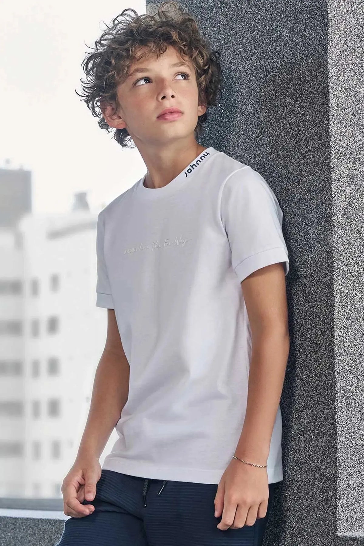 Camiseta em Meia Malha 97849 Johnny Fox Teen Menino