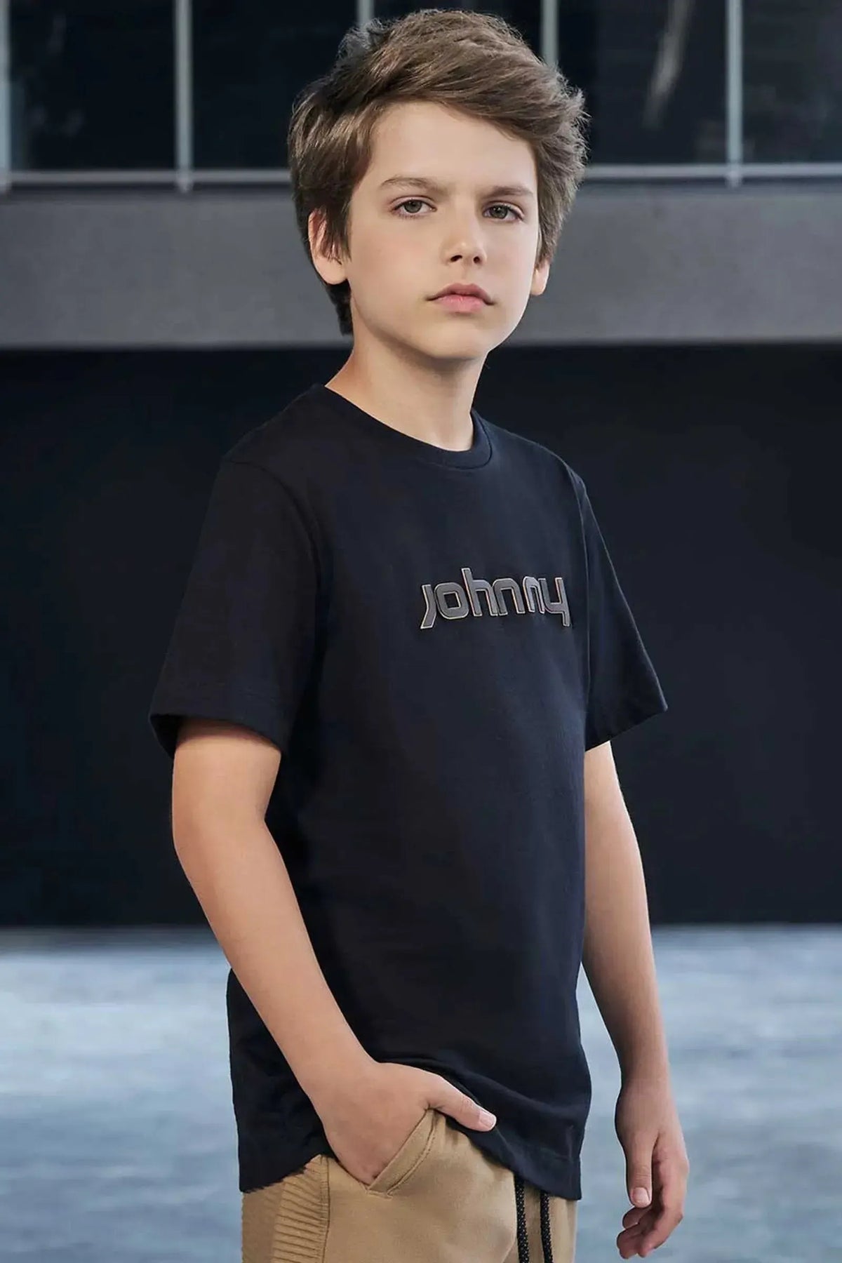 Camiseta em Meia Malha 97854 Johnny Fox Teen Menino