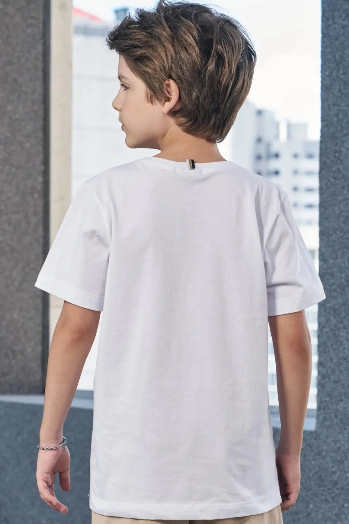 Camiseta em Meia Malha 97855 Johnny Fox Teen Menino