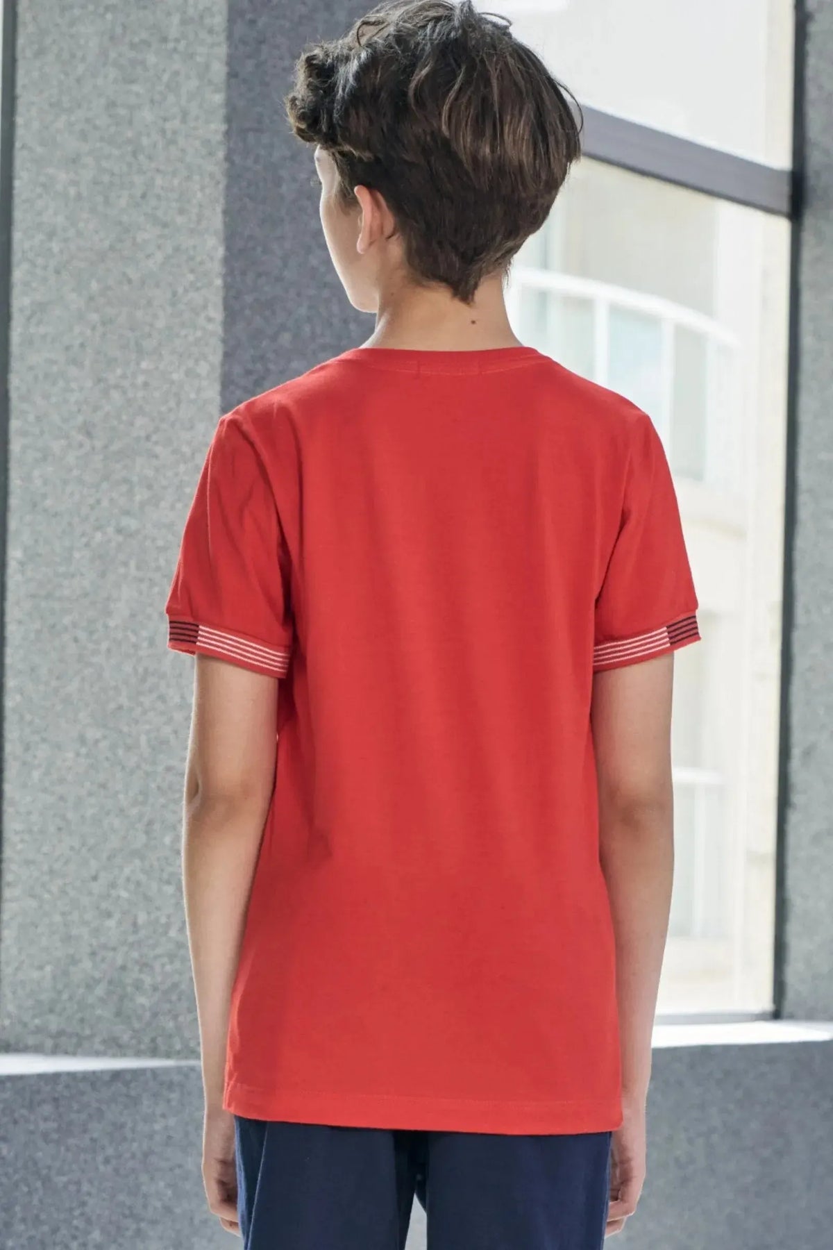 Camiseta em Meia Malha 97858 Johnny Fox Teen Menino