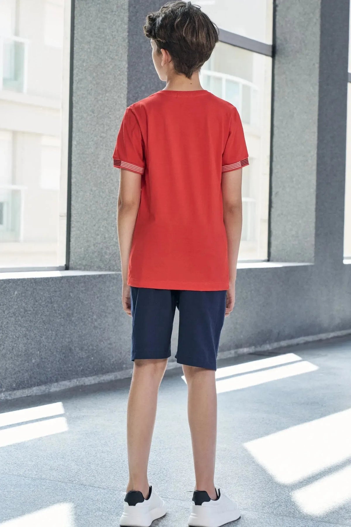 Camiseta em Meia Malha 97858 Johnny Fox Teen Menino