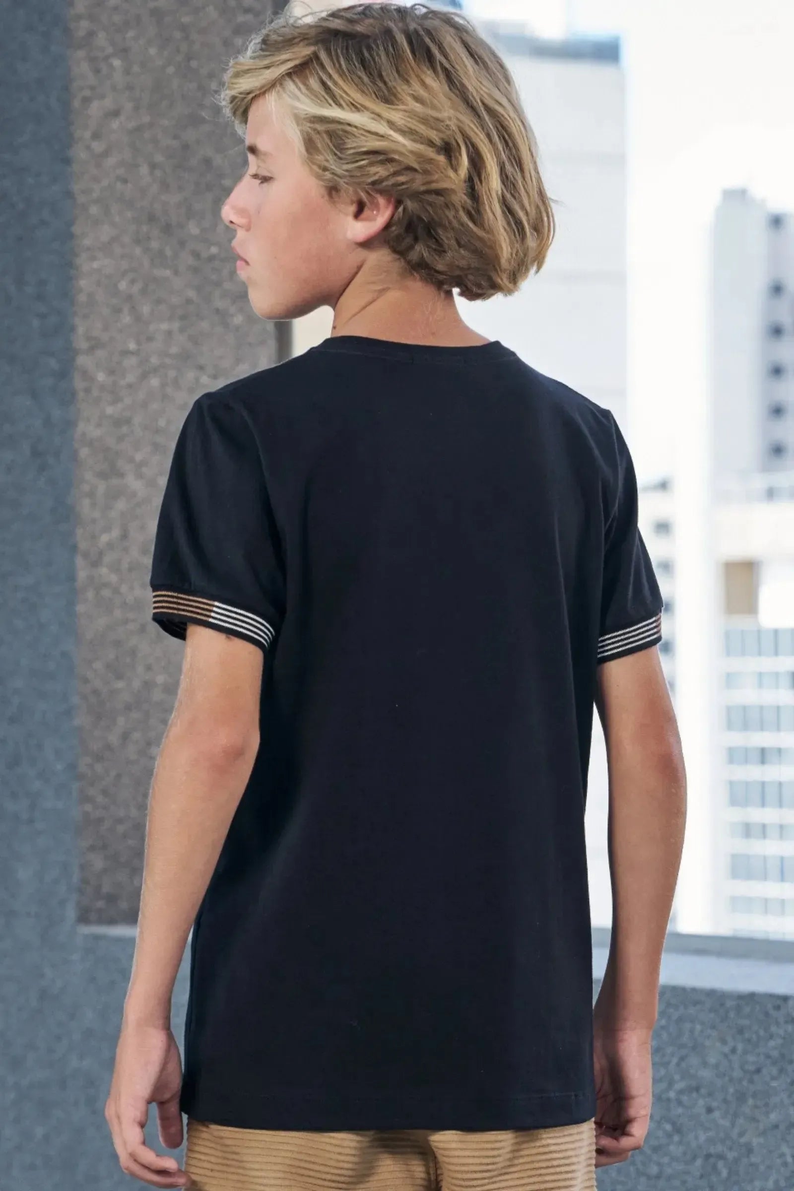 Camiseta em Meia Malha 97858 Johnny Fox Teen Menino