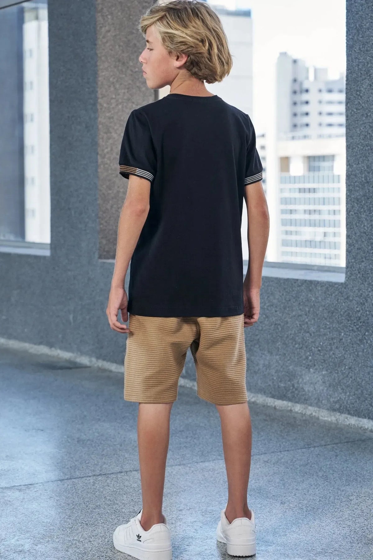 Camiseta em Meia Malha 97858 Johnny Fox Teen Menino