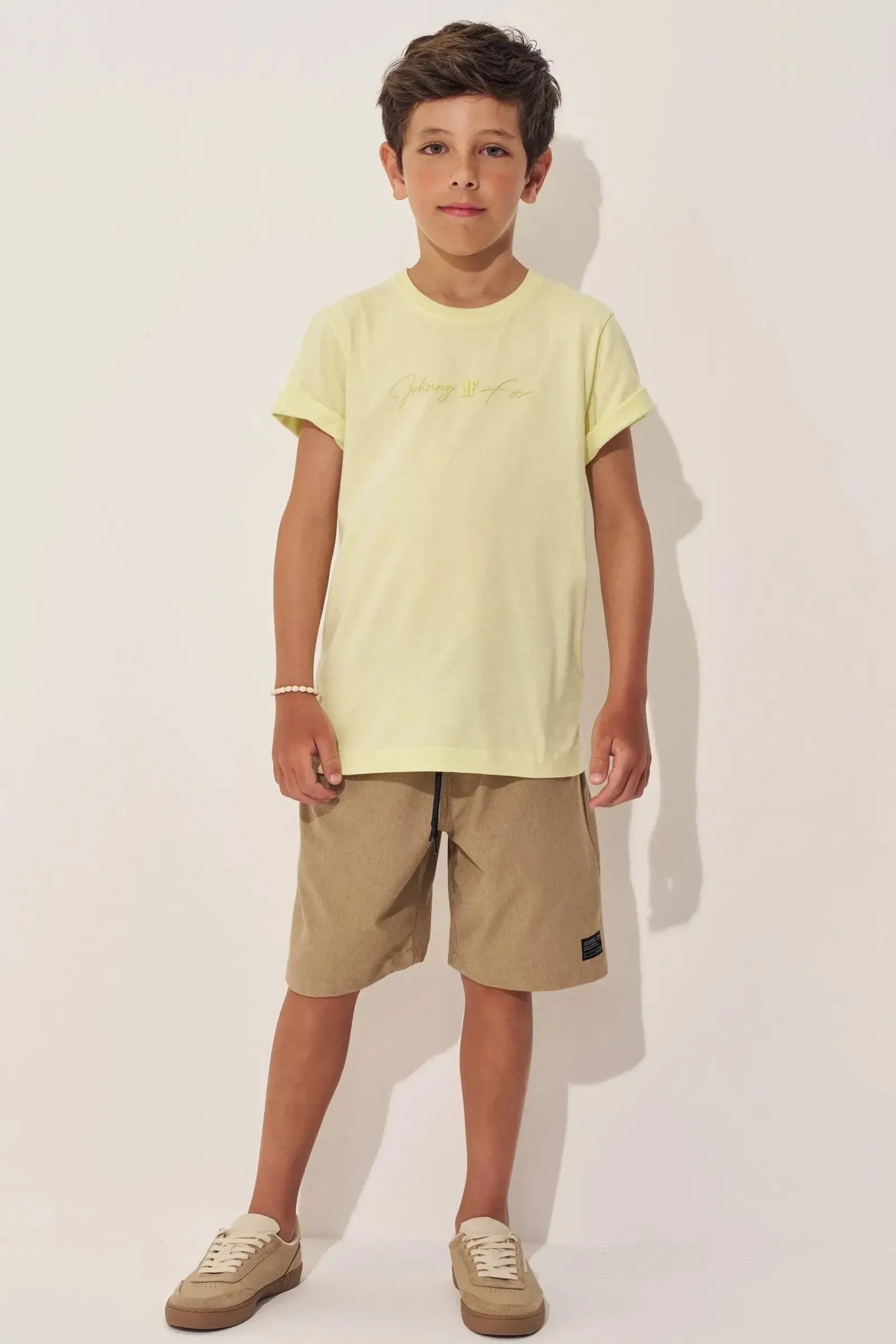 Camiseta em Meia Malha 97964 Johnny Fox Teen Menino