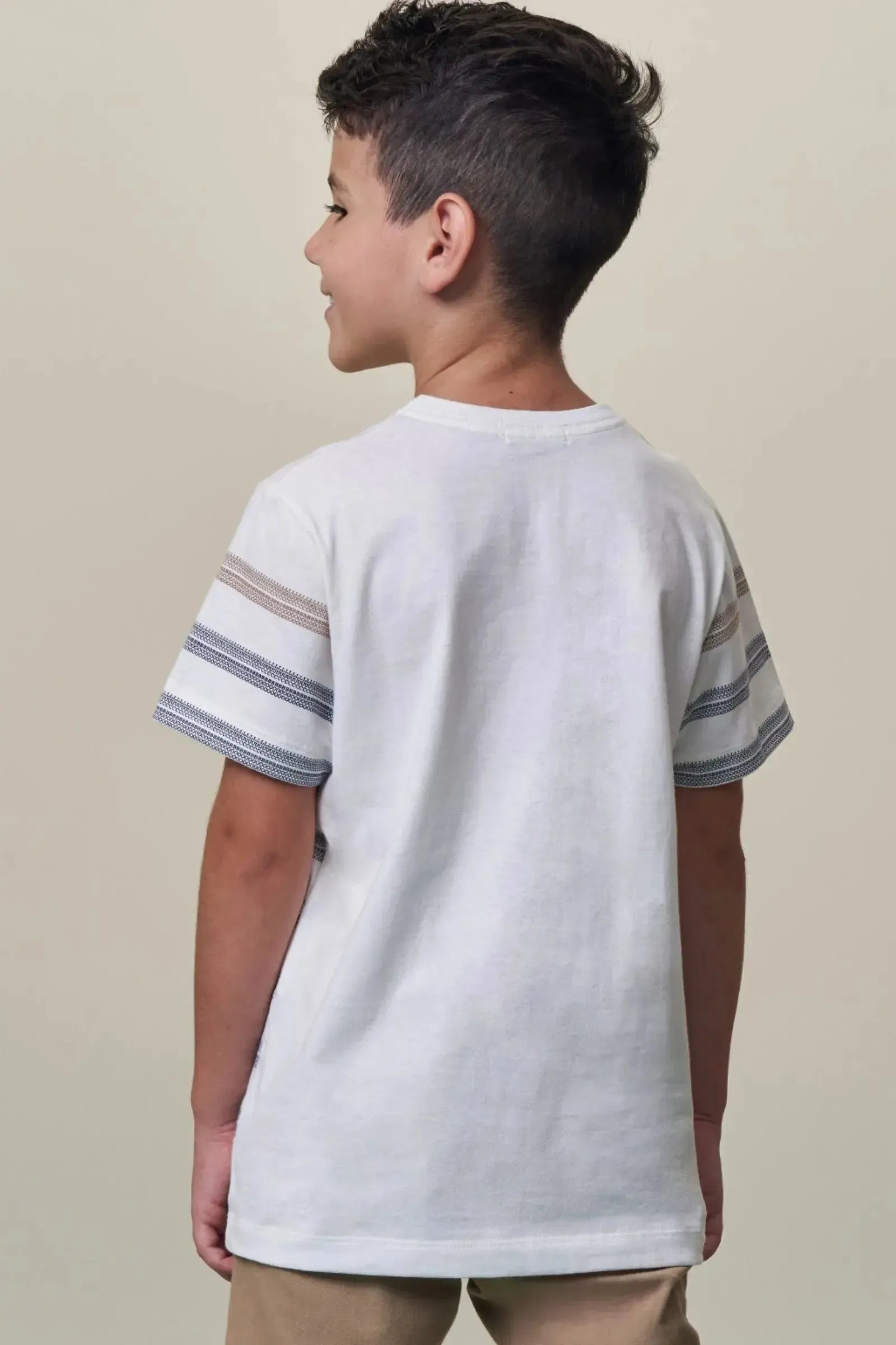 Camiseta em Meia Malha 98415 LucBoo Infantil Menino