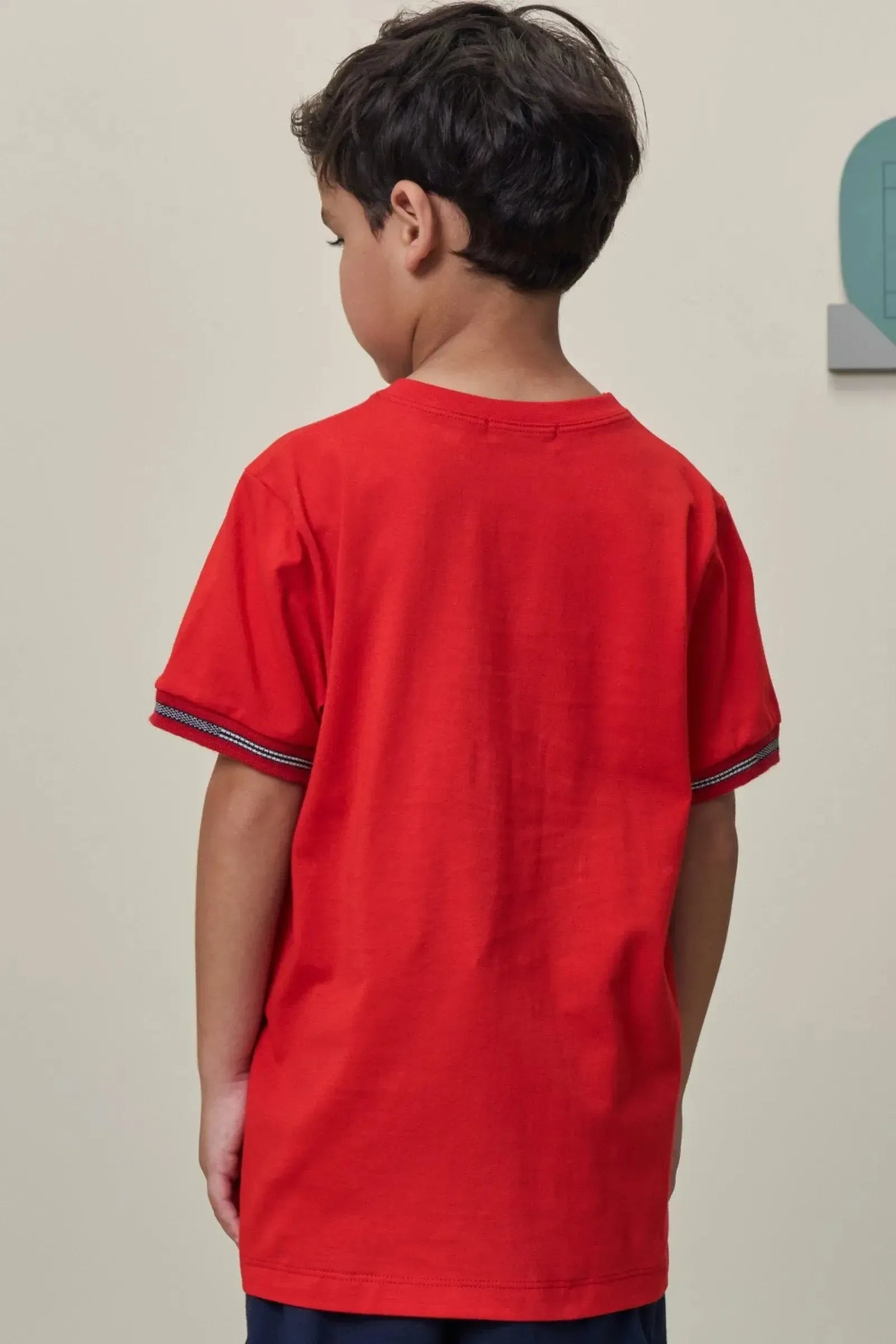 Camiseta em Meia Malha 98427 LucBoo Infantil Menino