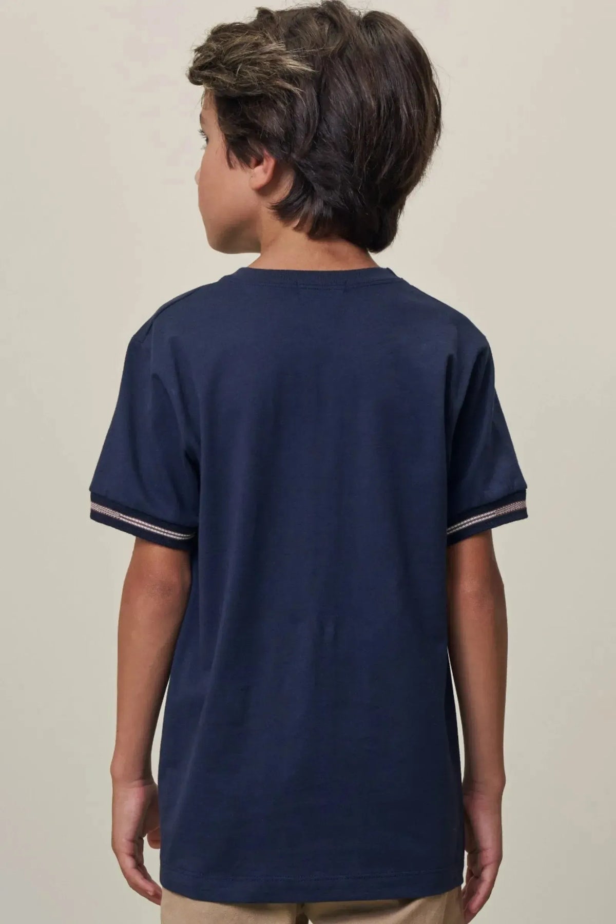 Camiseta em Meia Malha 98427 LucBoo Infantil Menino