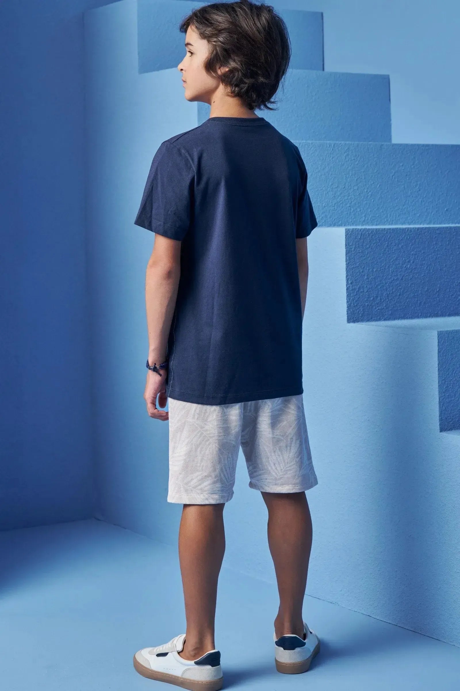 Camiseta em Meia Malha 98649 Johnny Fox Teen Menino