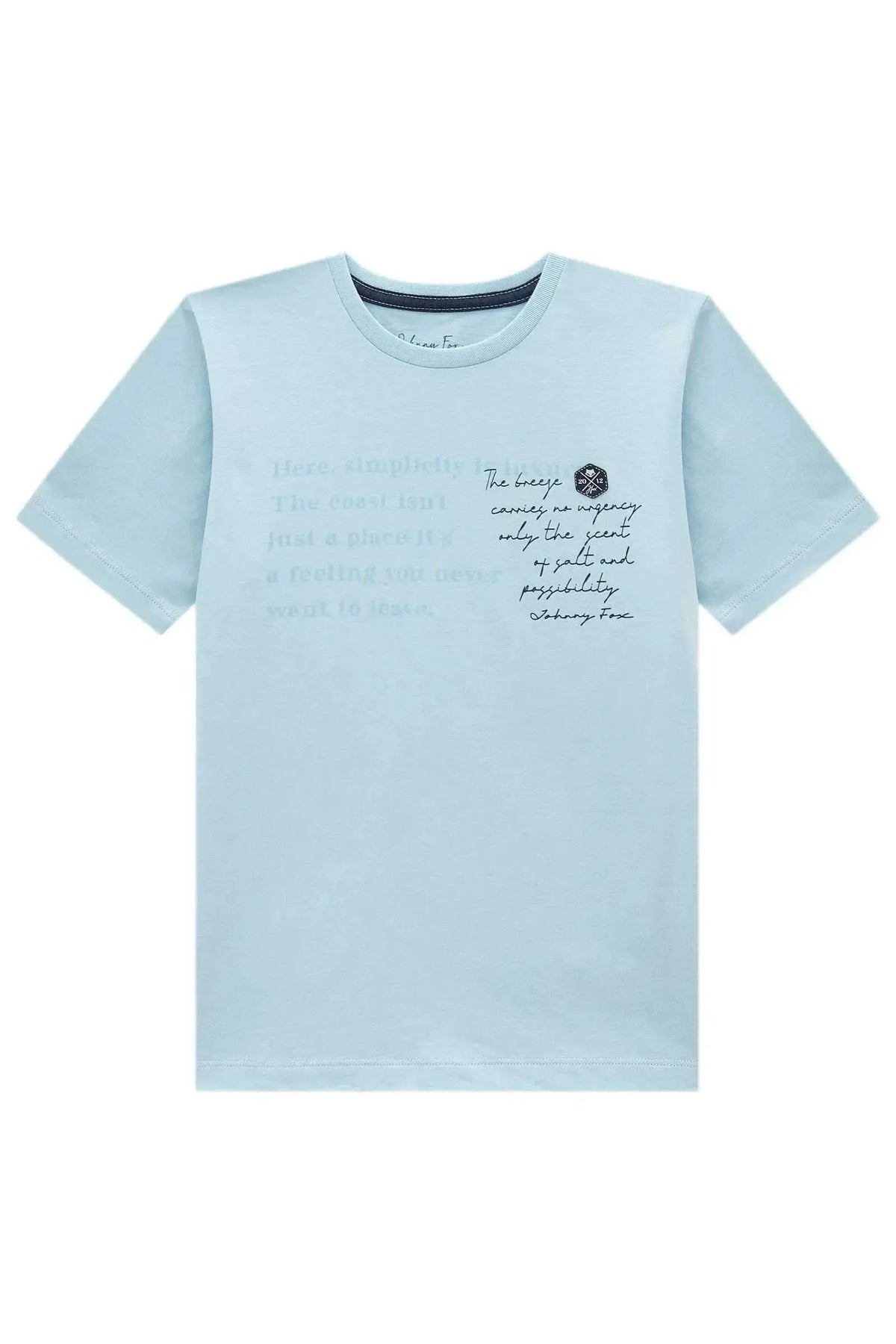 Camiseta em Meia Malha 98654 Johnny Fox Teen Menino