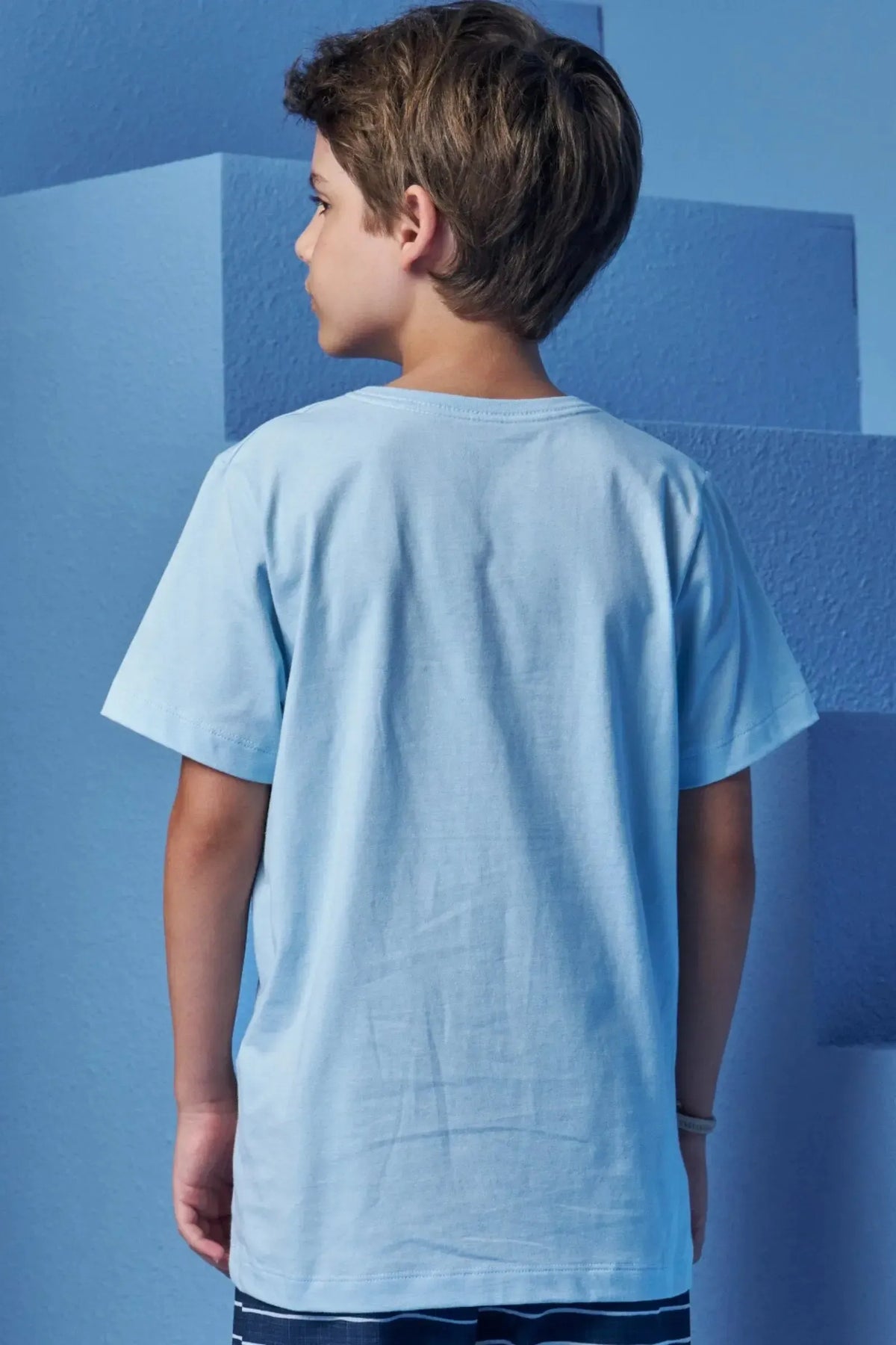 Camiseta em Meia Malha 98654 Johnny Fox Teen Menino