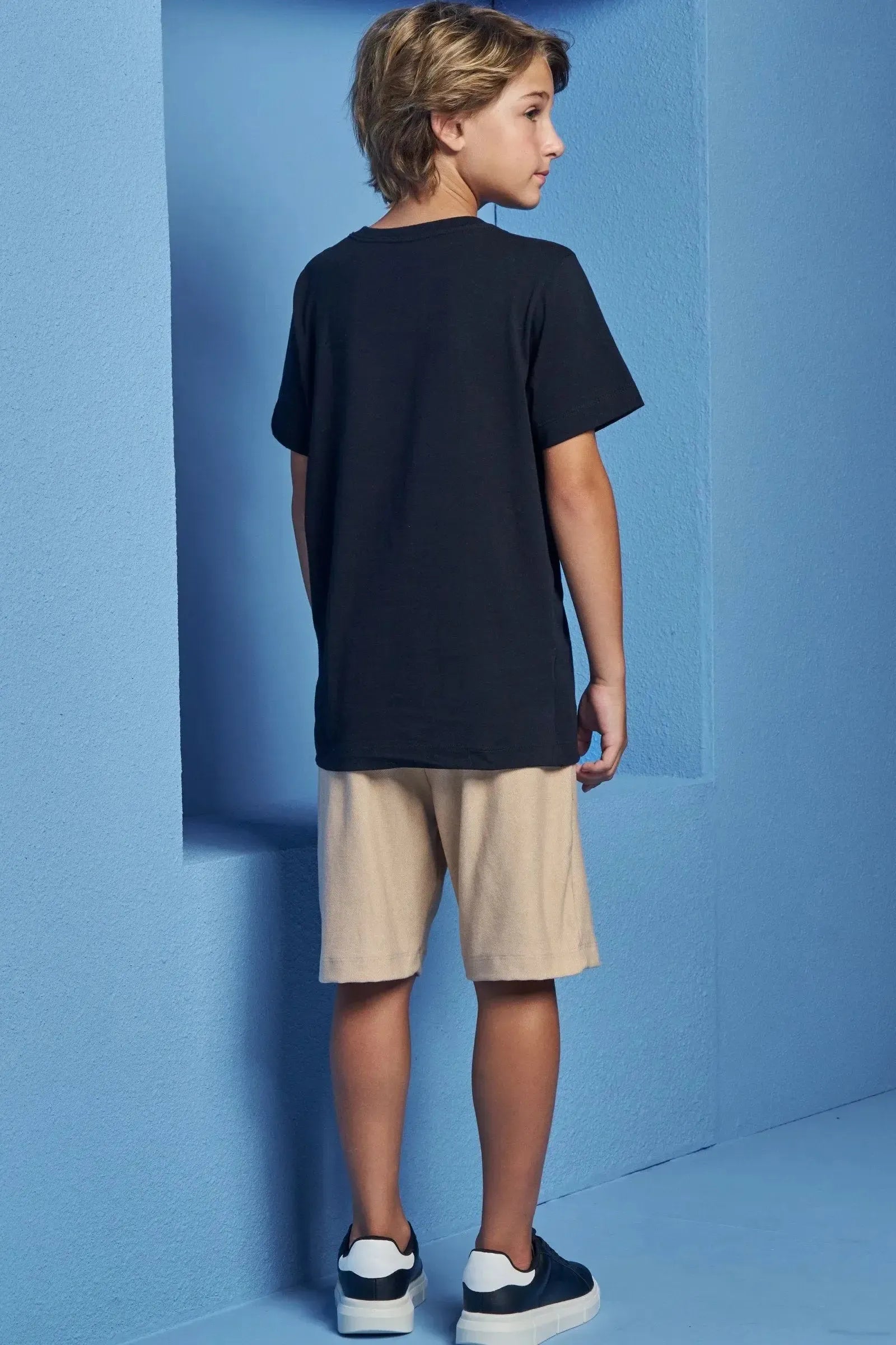 Camiseta em Meia Malha 98659 Johnny Fox Teen Menino