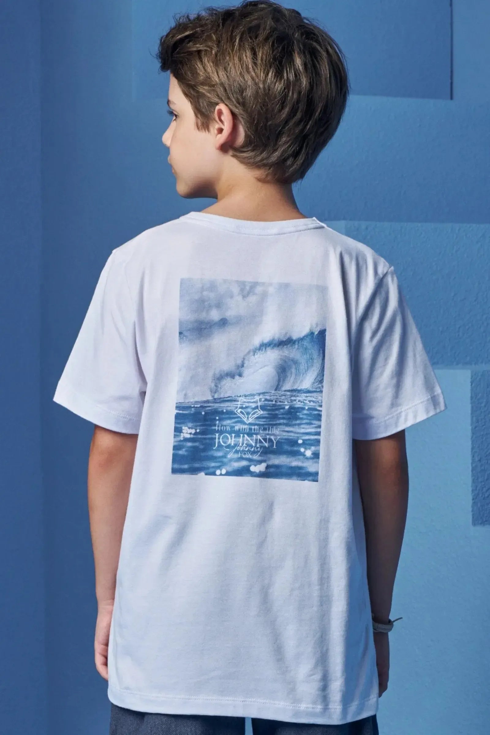 Camiseta em Meia Malha 98665 Johnny Fox Teen Menino