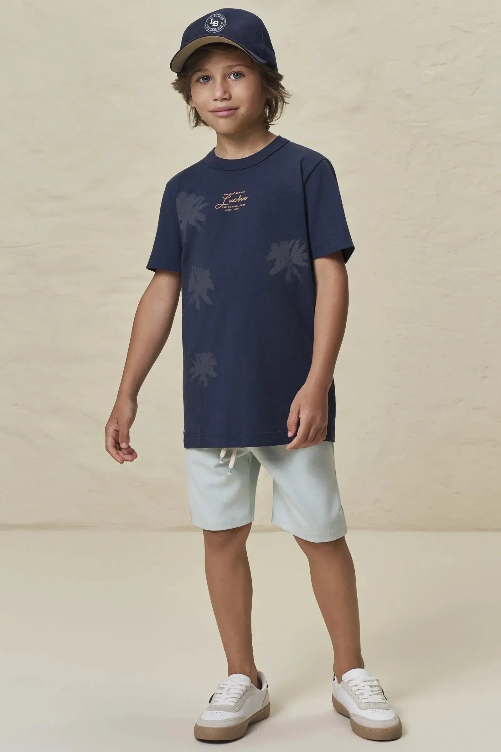 Camiseta em Meia Malha 98752 LucBoo Infantil Menino