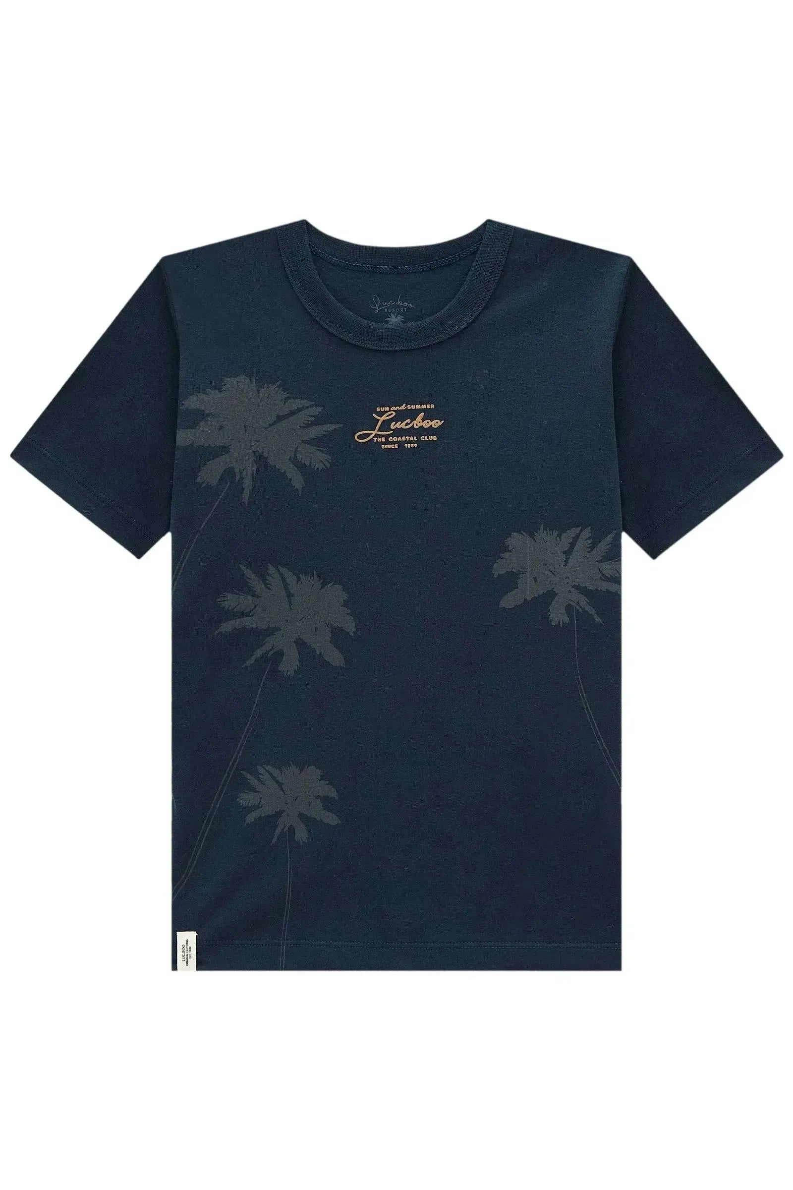 Camiseta em Meia Malha 98752 LucBoo Infantil Menino