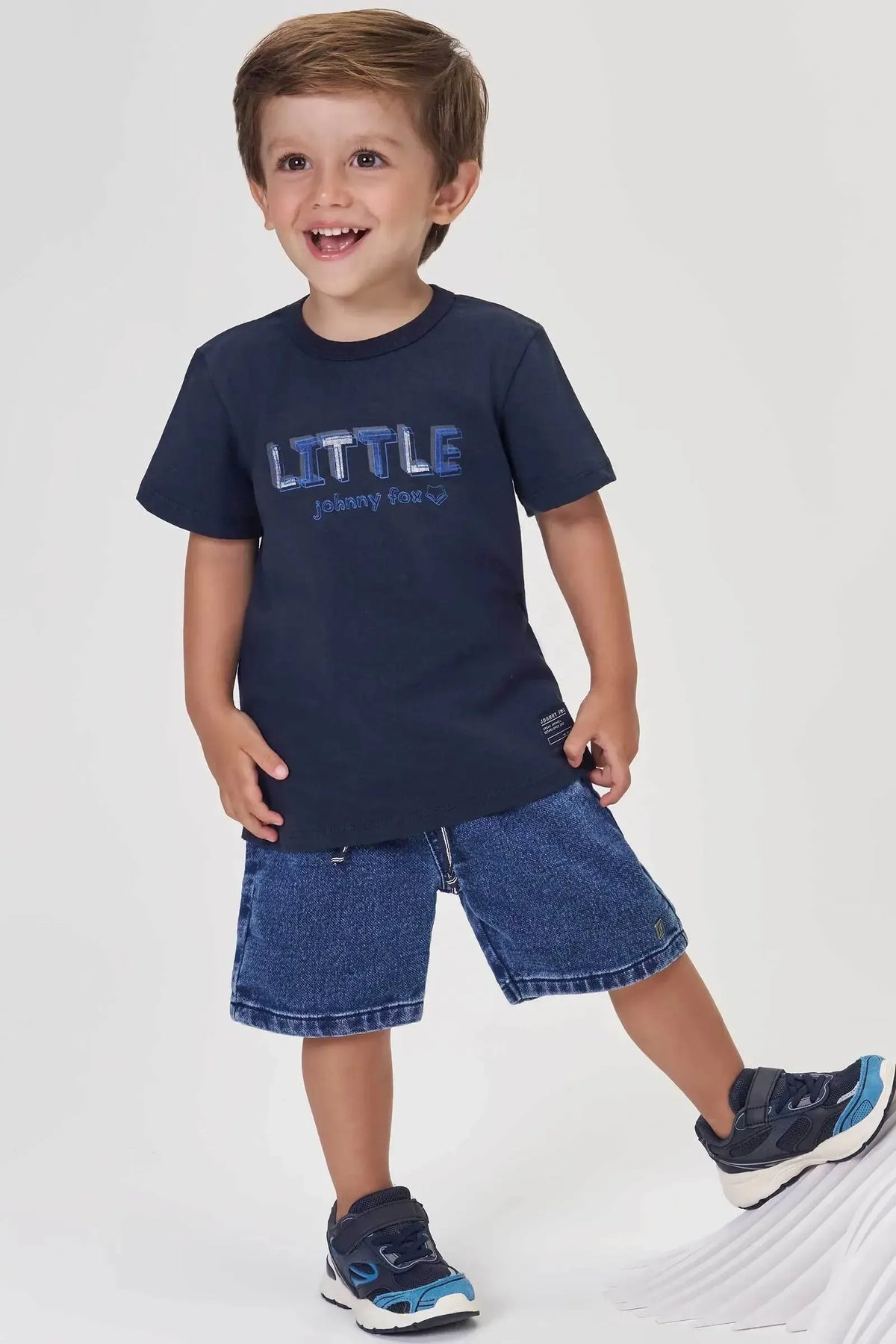 Camiseta em Meia Malha 99224 Johnny Fox Teen Menino