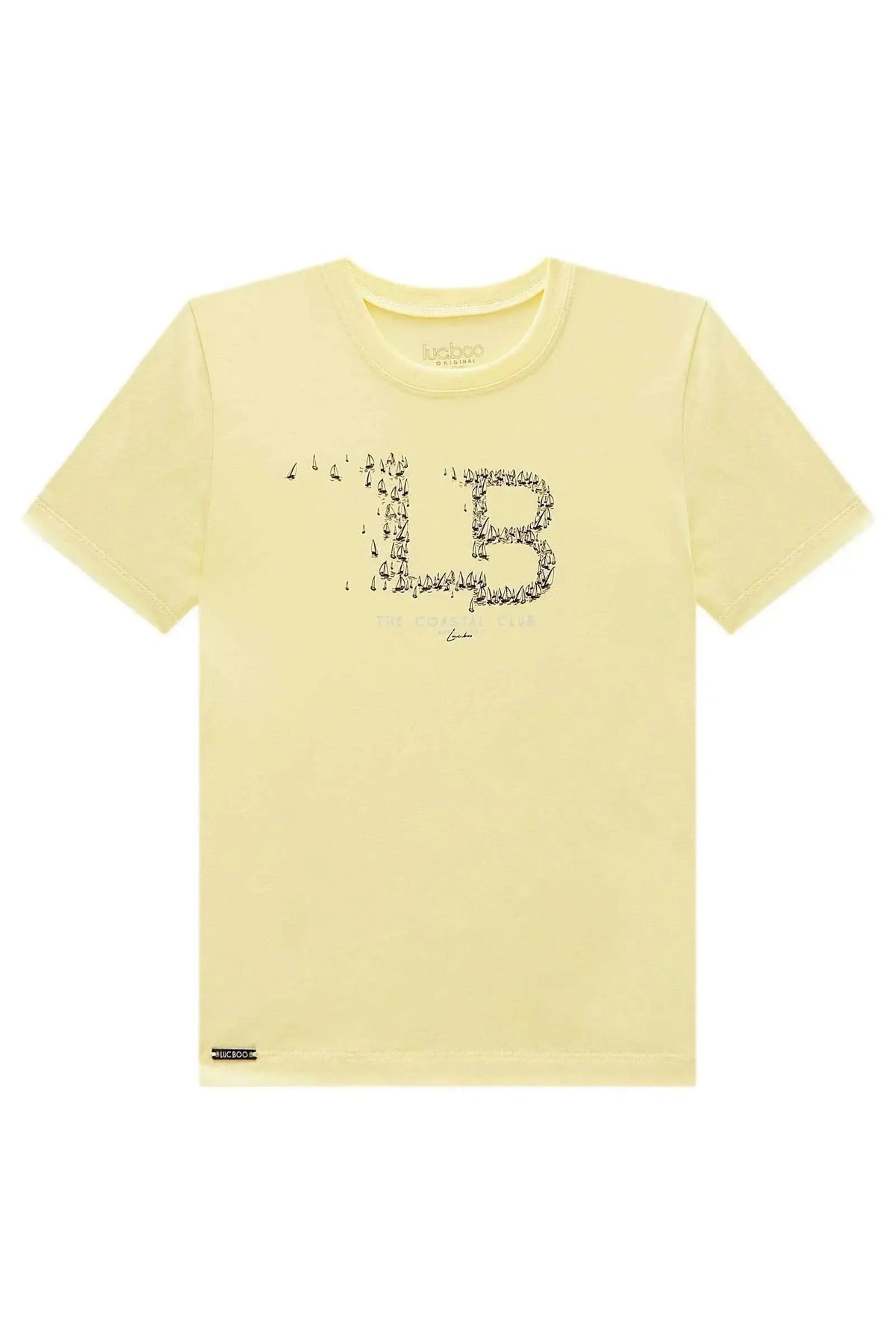 Camiseta em Meia Malha 99270 LucBoo Infantil Menino