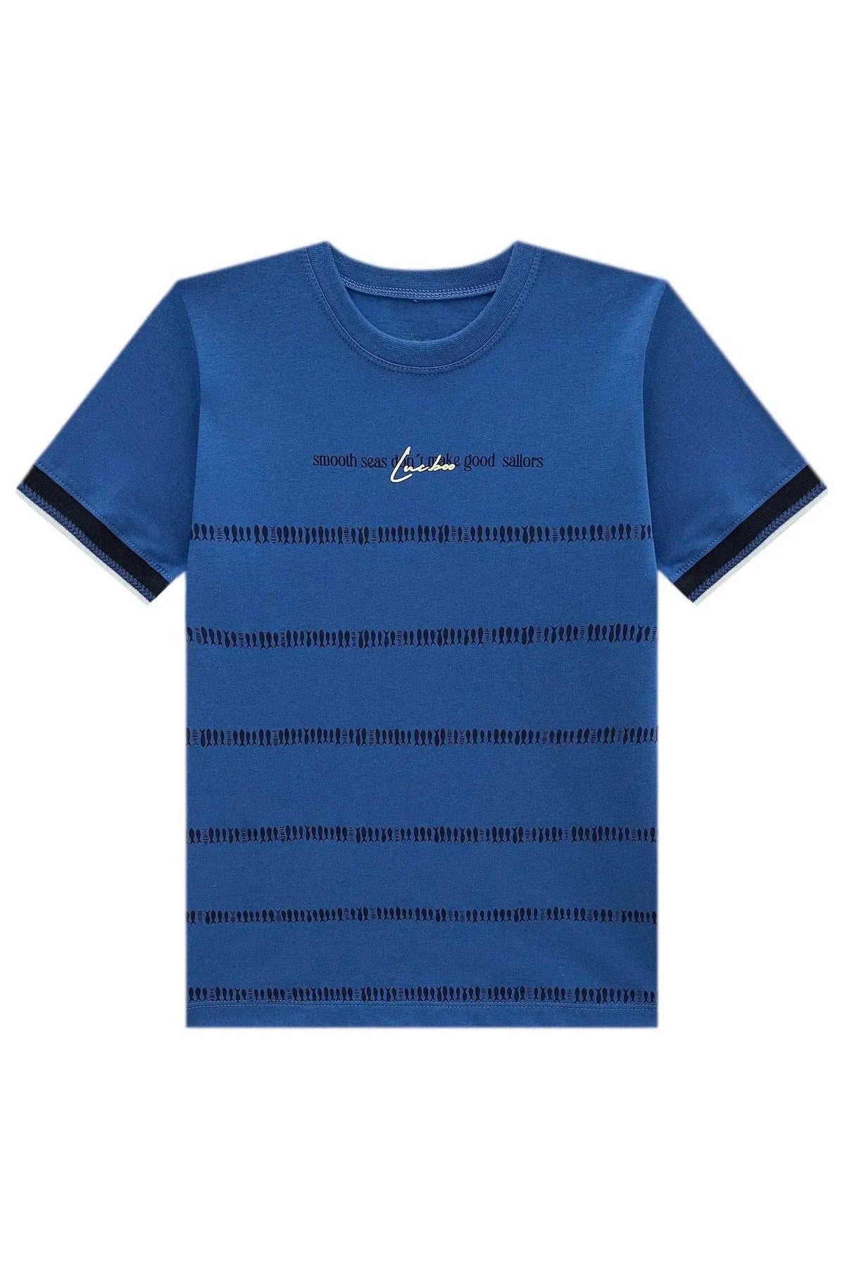 Camiseta em Meia Malha 99288 LucBoo Infantil Menino