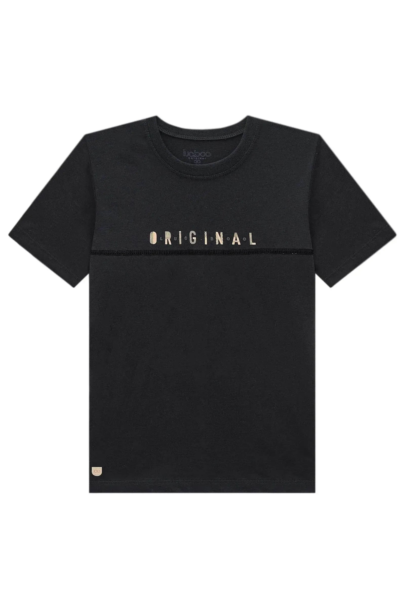 Camiseta em Meia Malha 99601 LucBoo Infantil Menino