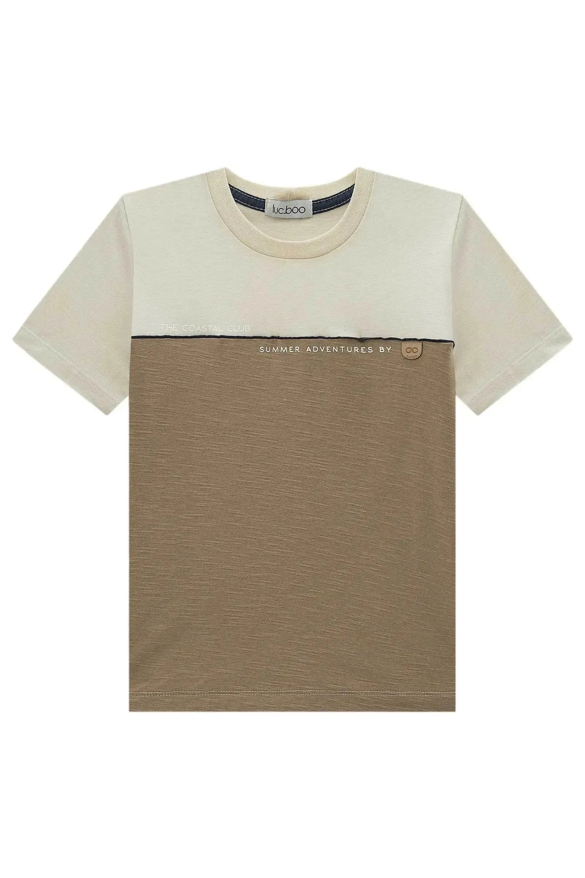 Camiseta em Meia Malha Flamê 98757 LucBoo Infantil Menino
