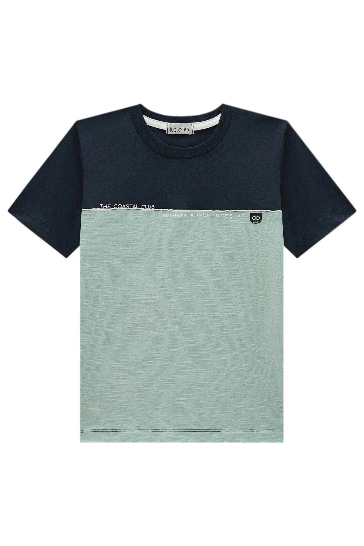 Camiseta em Meia Malha Flamê 98757 LucBoo Infantil Menino
