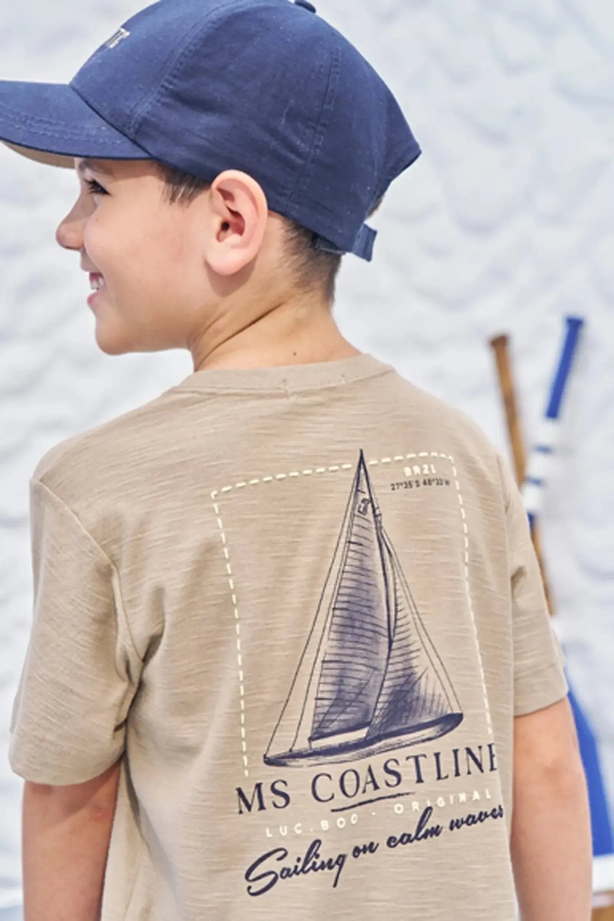 Camiseta em Meia Malha Flamê 99280 LucBoo Infantil Menino