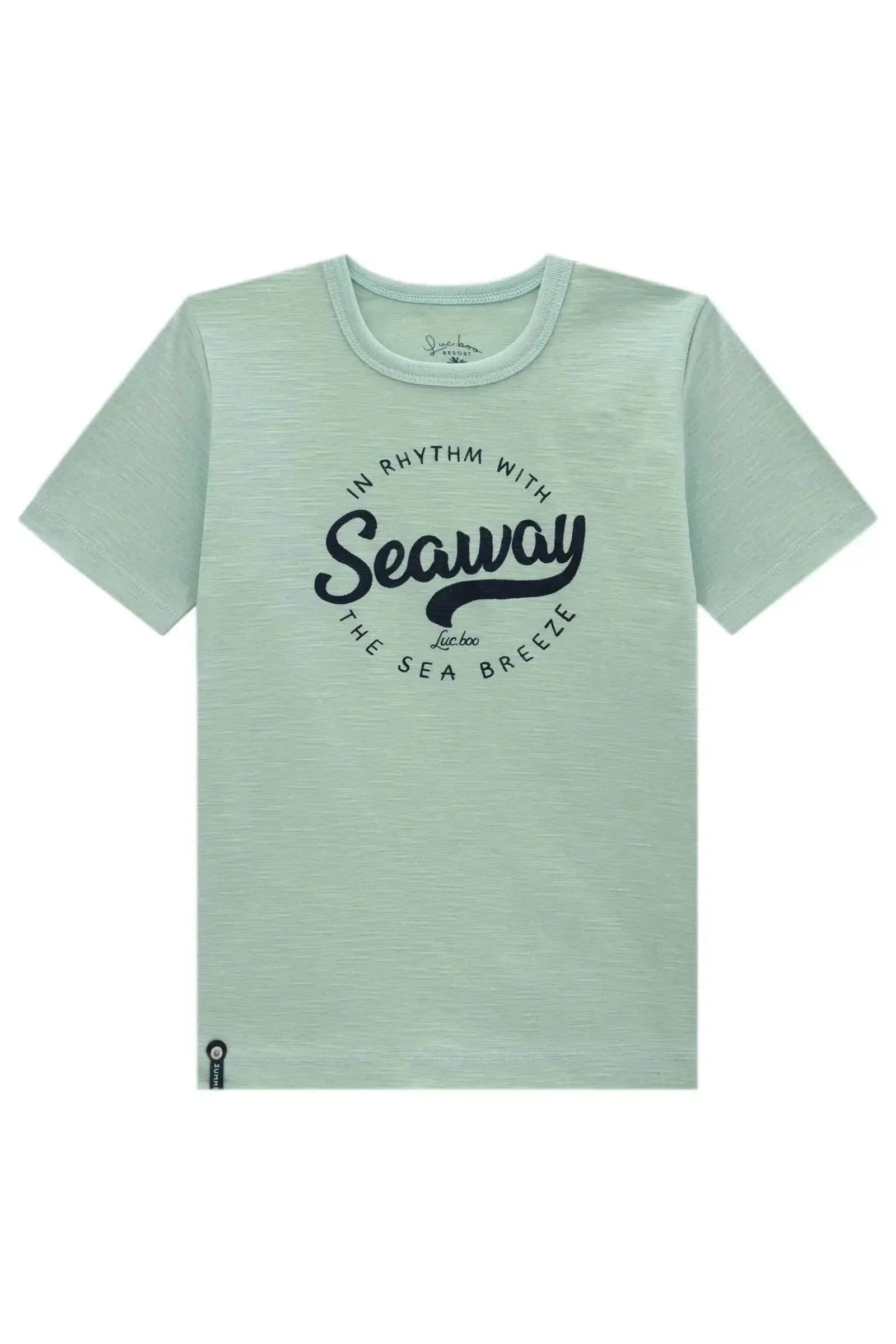 Camiseta em Meia Malha Flamê 99606 LucBoo Infantil Menino
