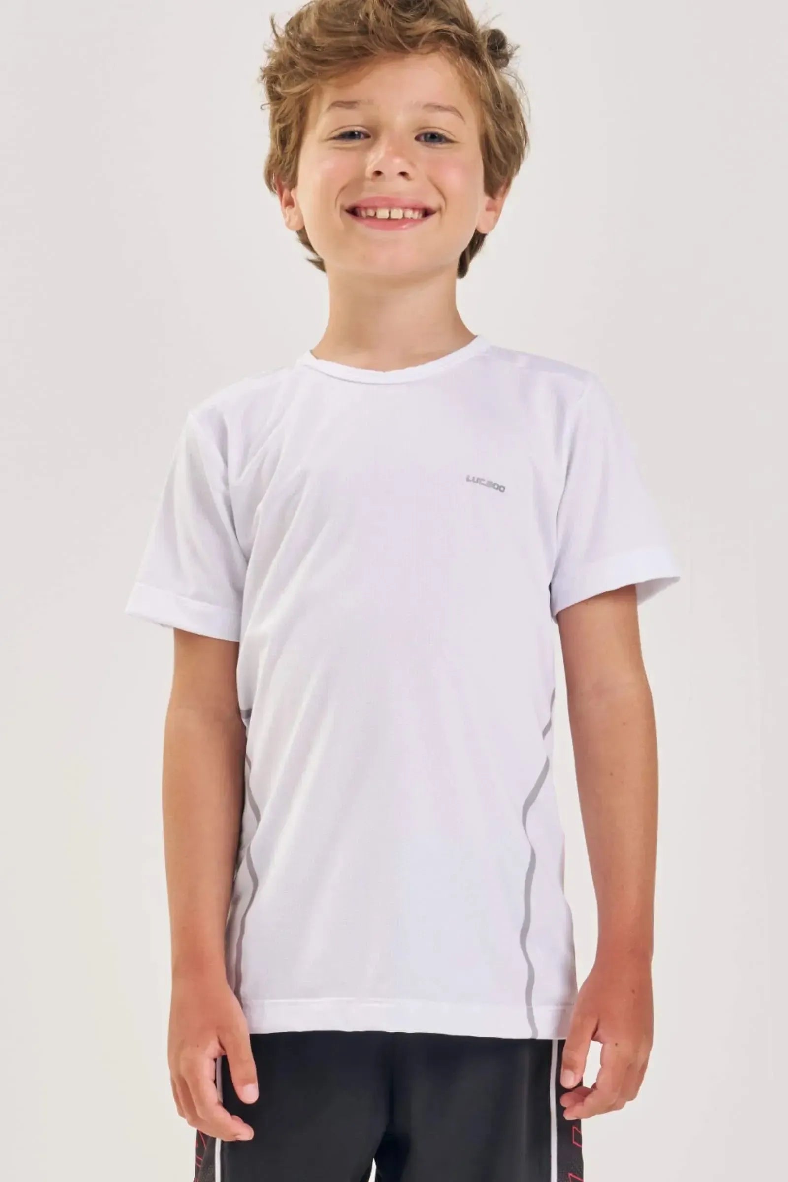 Camiseta Malha Dry Space Green 88789 LucBoo Infantil Menino