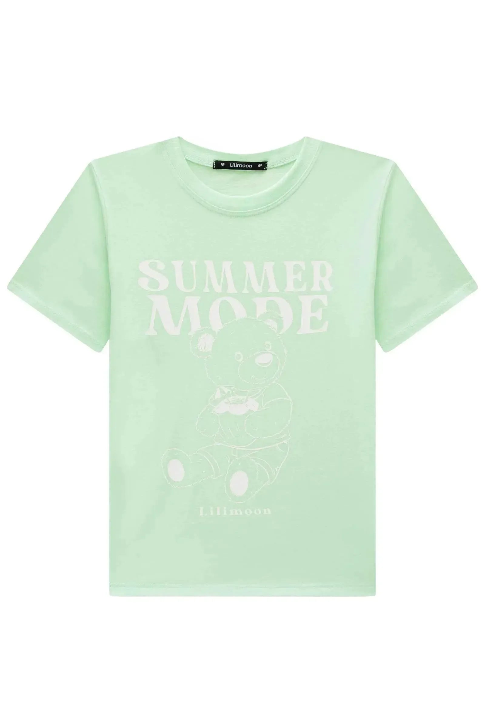 Camiseta Over em Meia Malha 95062 Lilimoon Teen Menina