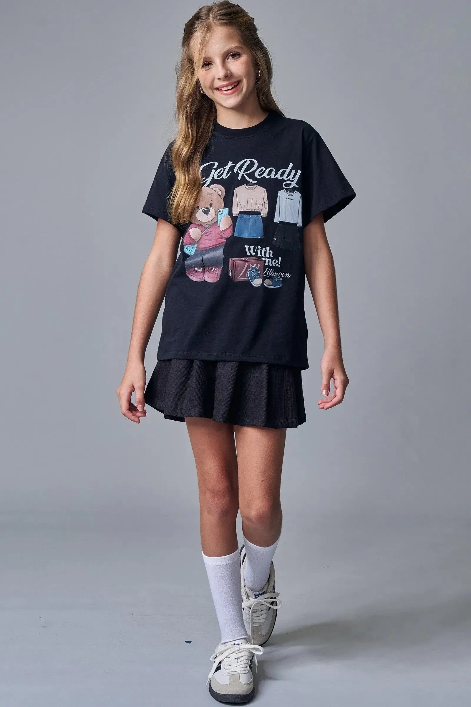 Camiseta Over em Meia Malha 89040 Lilimoon Teen Menina