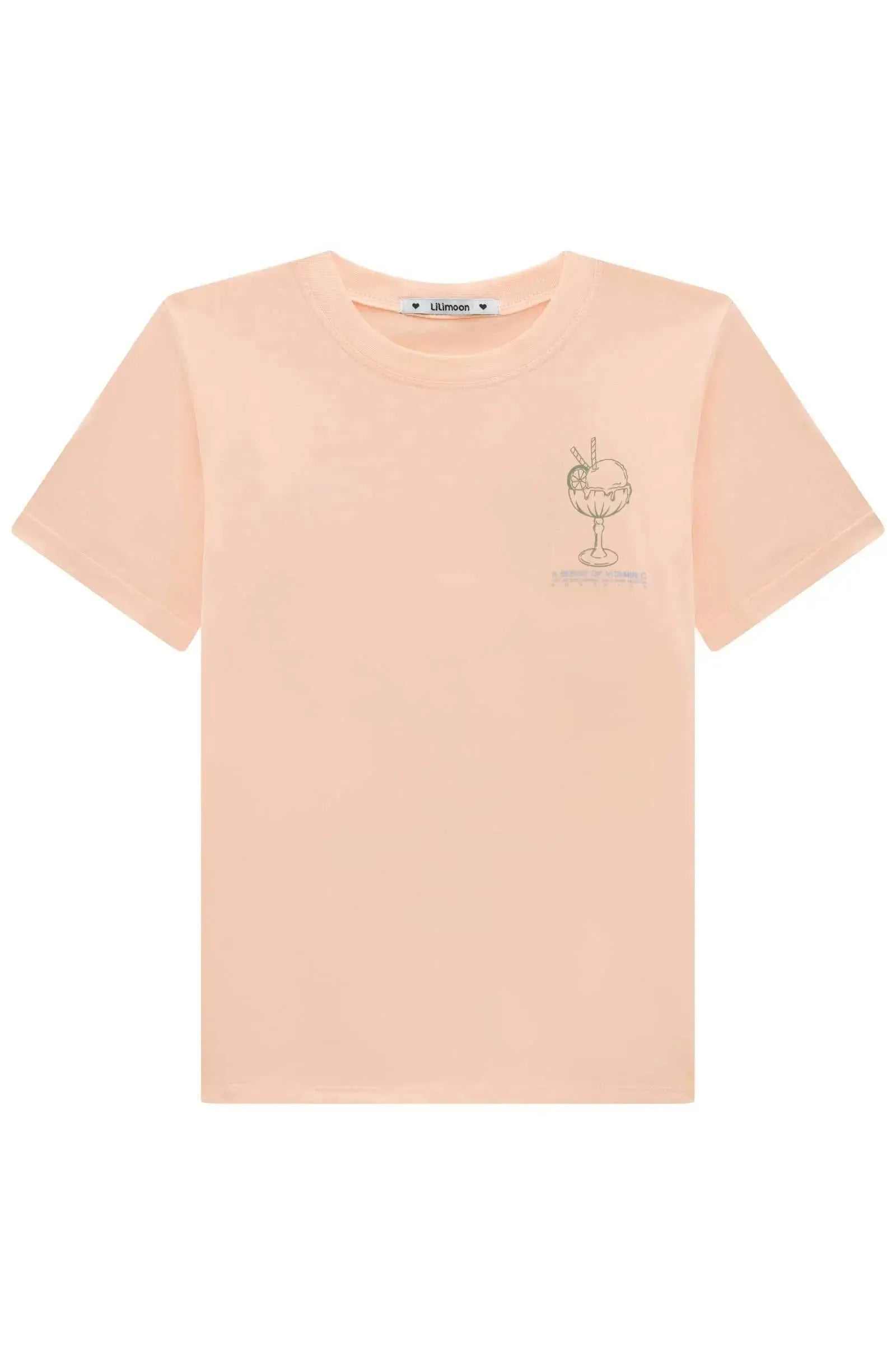 Camiseta Over em Meia Malha 94890 Lilimoon Teen Menina