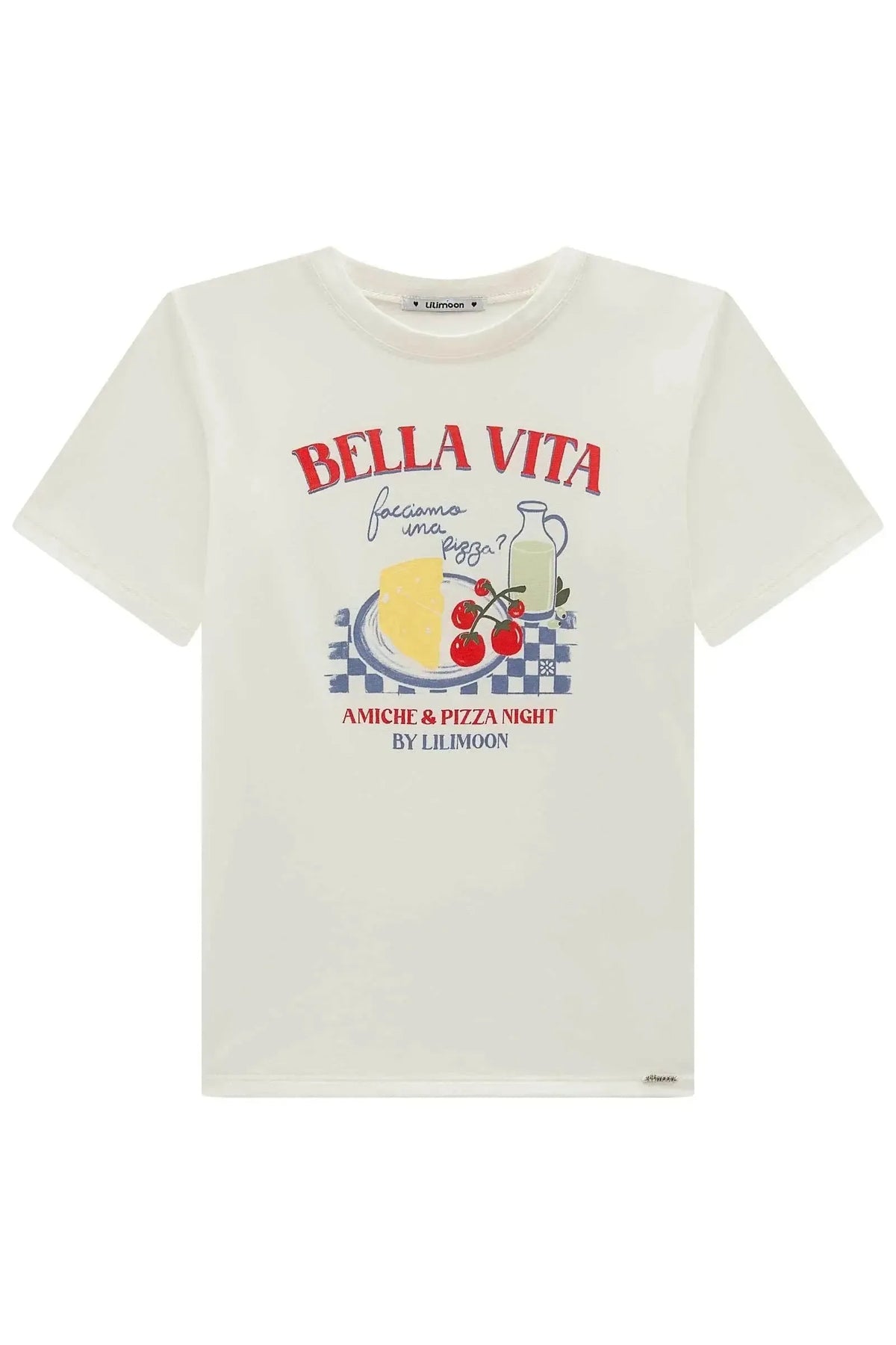 Camiseta Over em Meia Malha 98163 Lilimoon Teen Menina