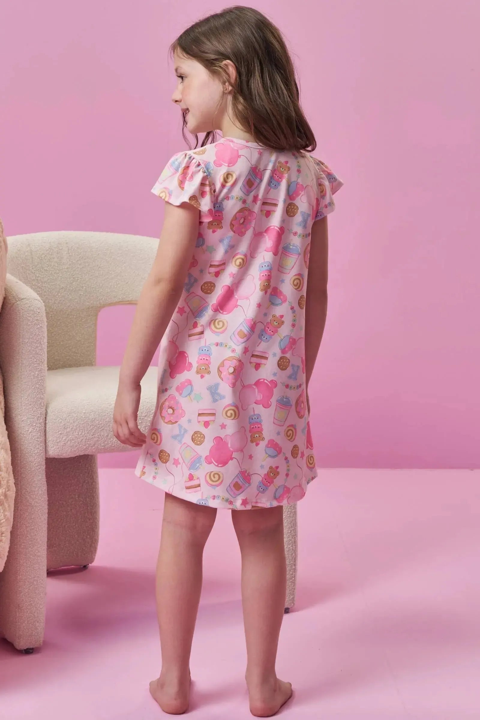Camisola em Malha Fresh 94257 Kukiê Infantil Menina