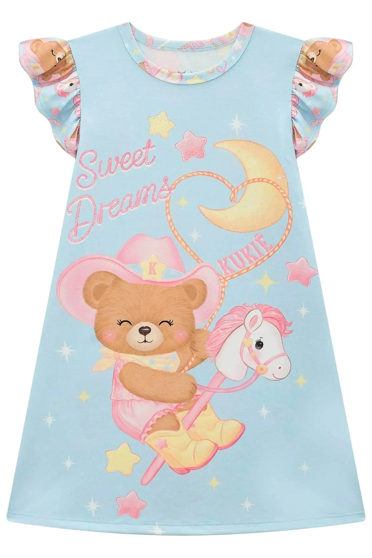 Camisola em Malha Fresh 99702 Kukiê Infantil Menina