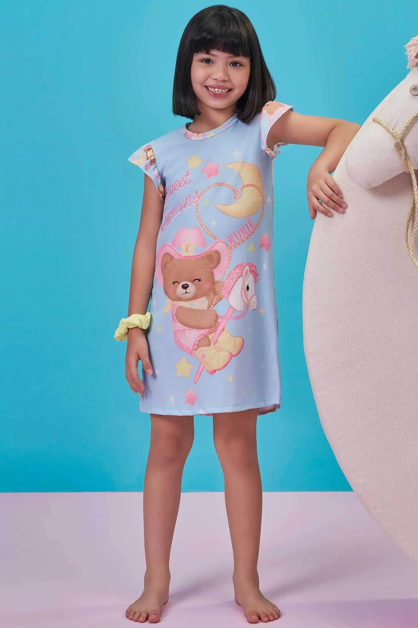 Camisola em Malha Fresh 99702 Kukiê Infantil Menina